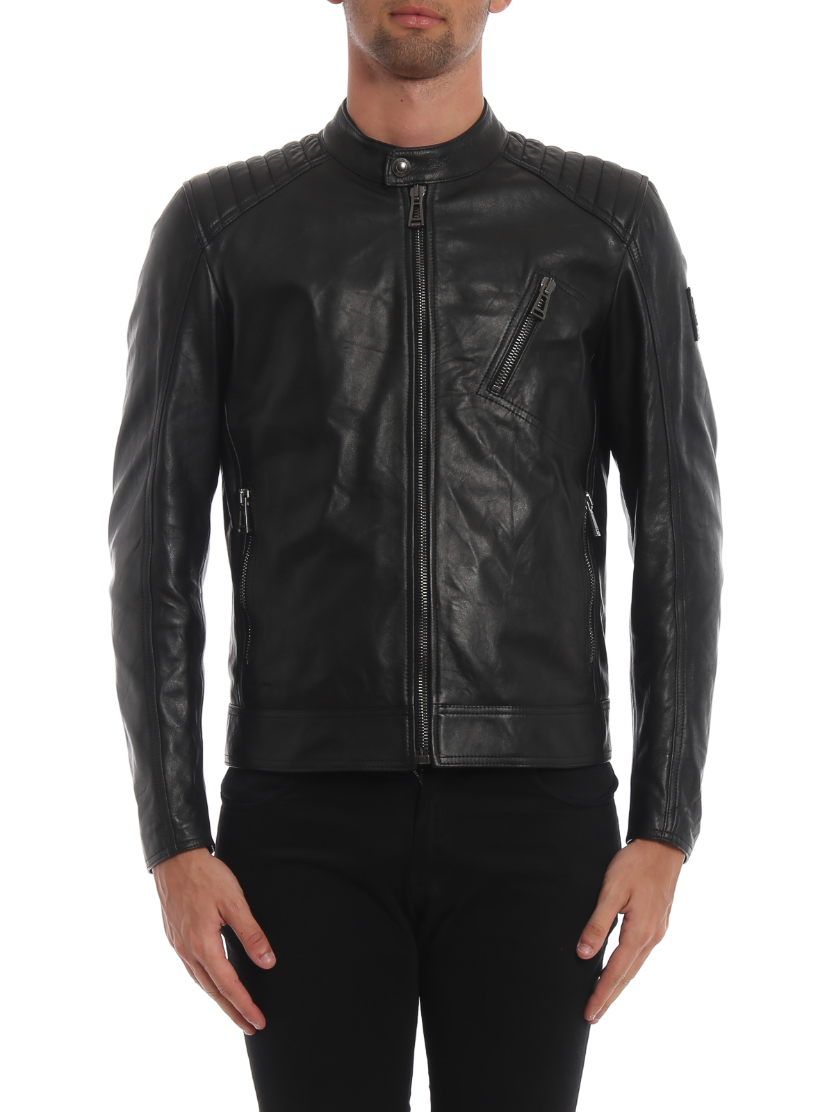 Behoort stereo heilig Leather jacket Belstaff - Wrinkled effect leather biker jacket -  71020730L81N055390000