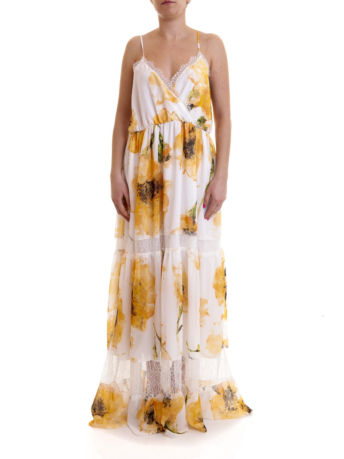 flower print maxi dress