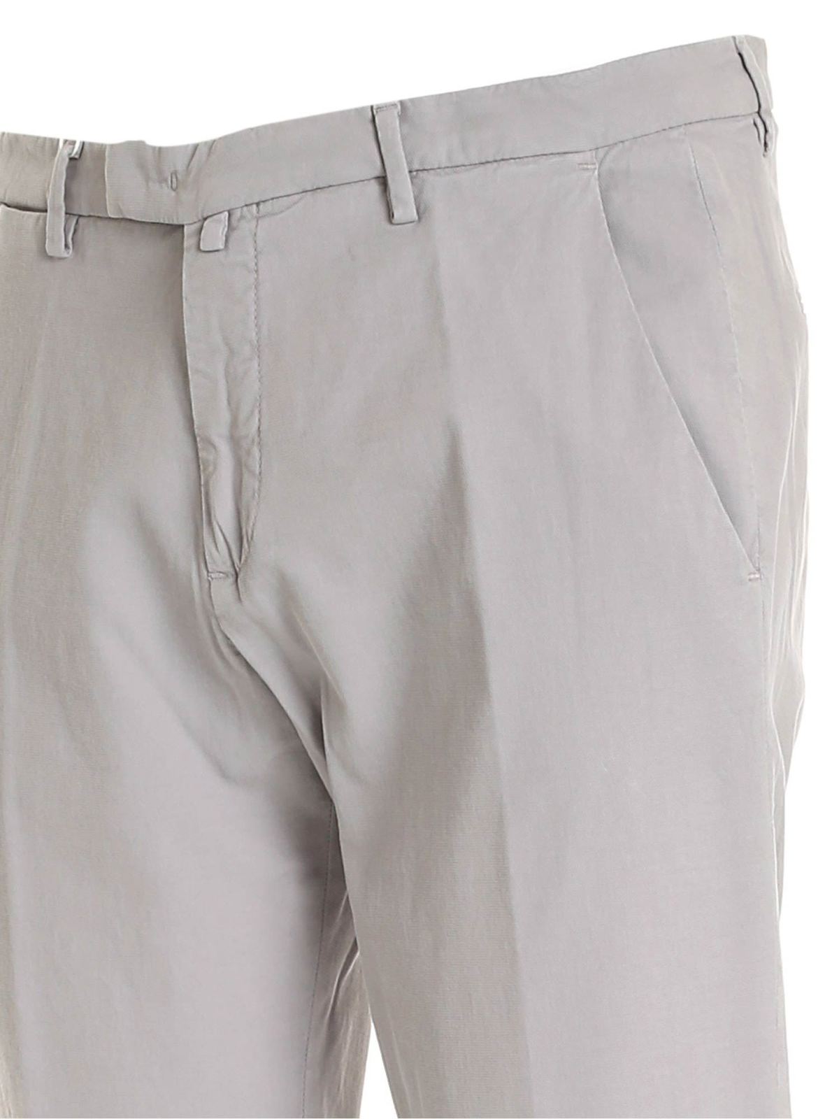 Casual trousers Briglia 1949 - Honeycomb pants in beige in grey ...