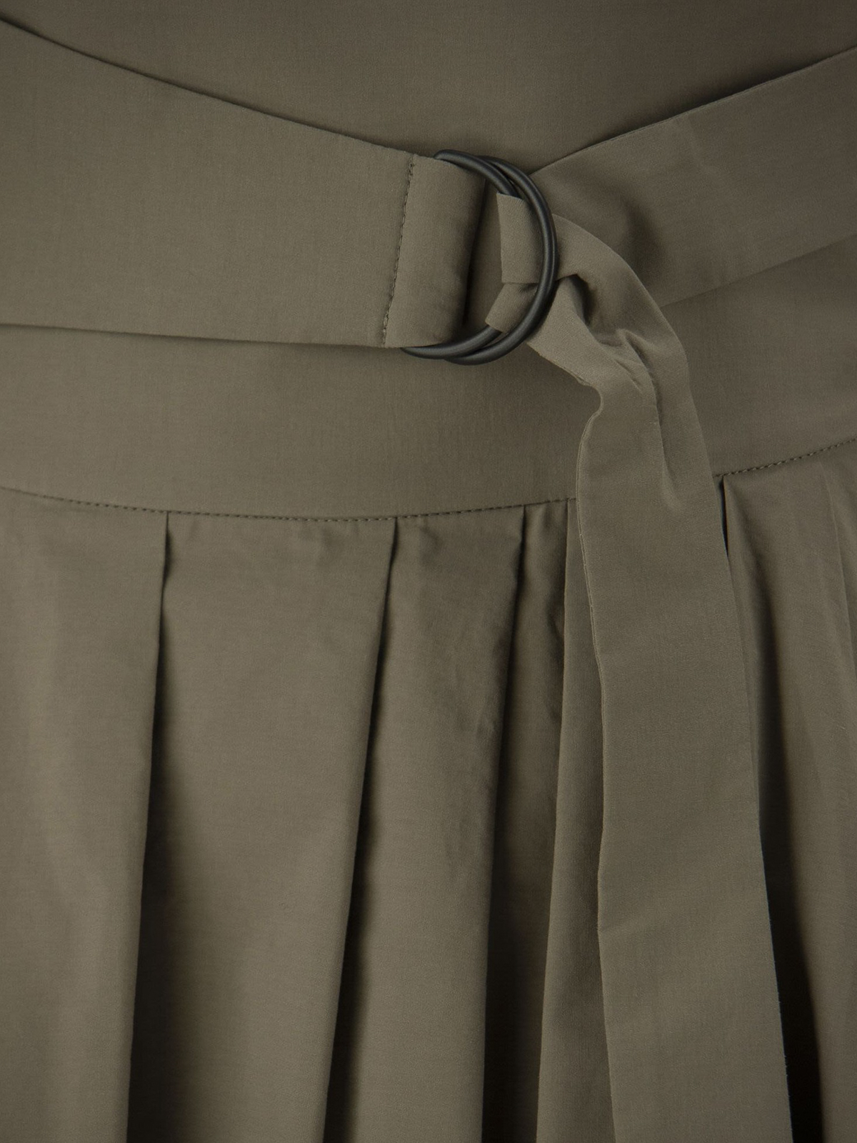 Brunello Cucinelli - Cotton poplin pleated skirt - Knee length skirts ...