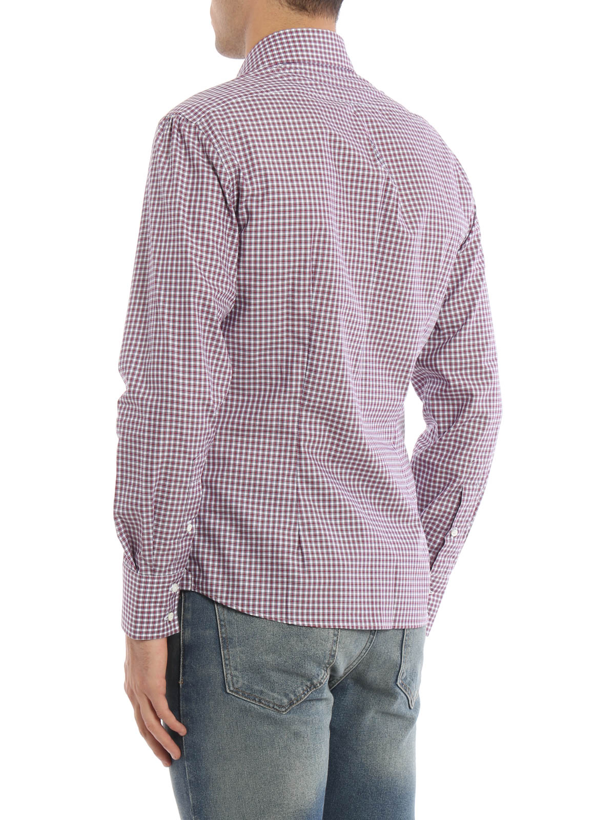 Shirts Brunello Cucinelli - Check cotton shirt - MG6941718C035 