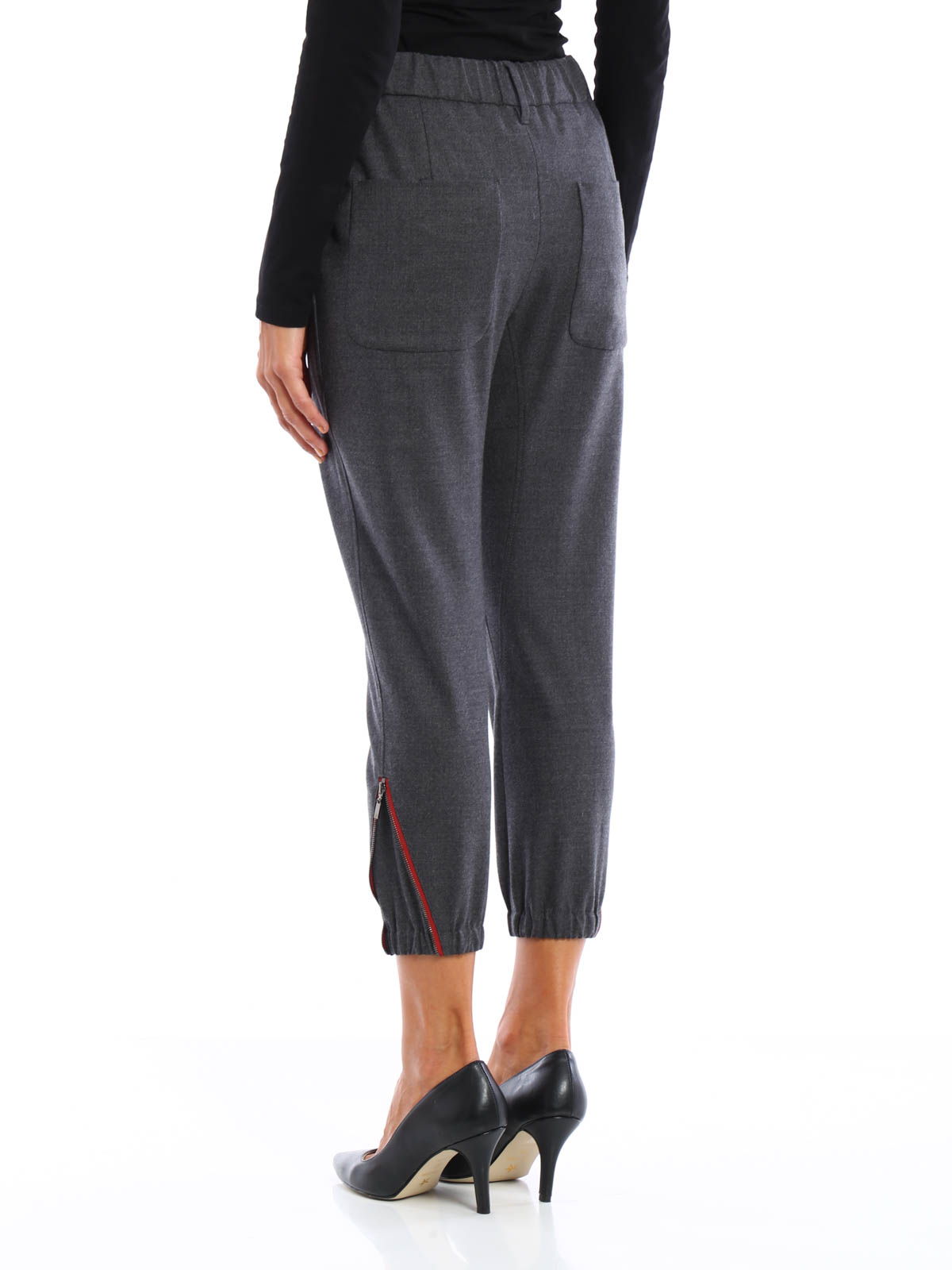 Brunello Cucinelli - Stretch wool tracksuit bottom - tracksuit bottoms