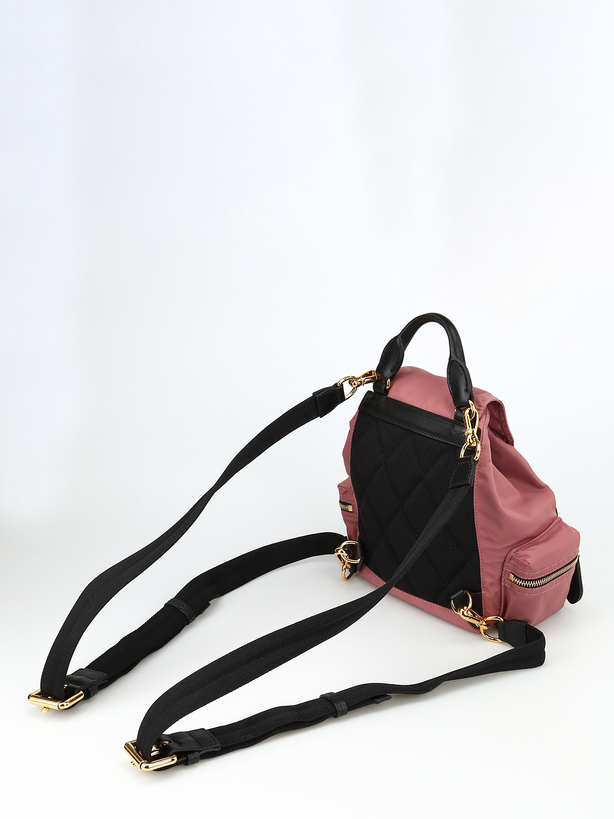 Backpacks Burberry - The Rucksack pink nylon small backpack - 4075974