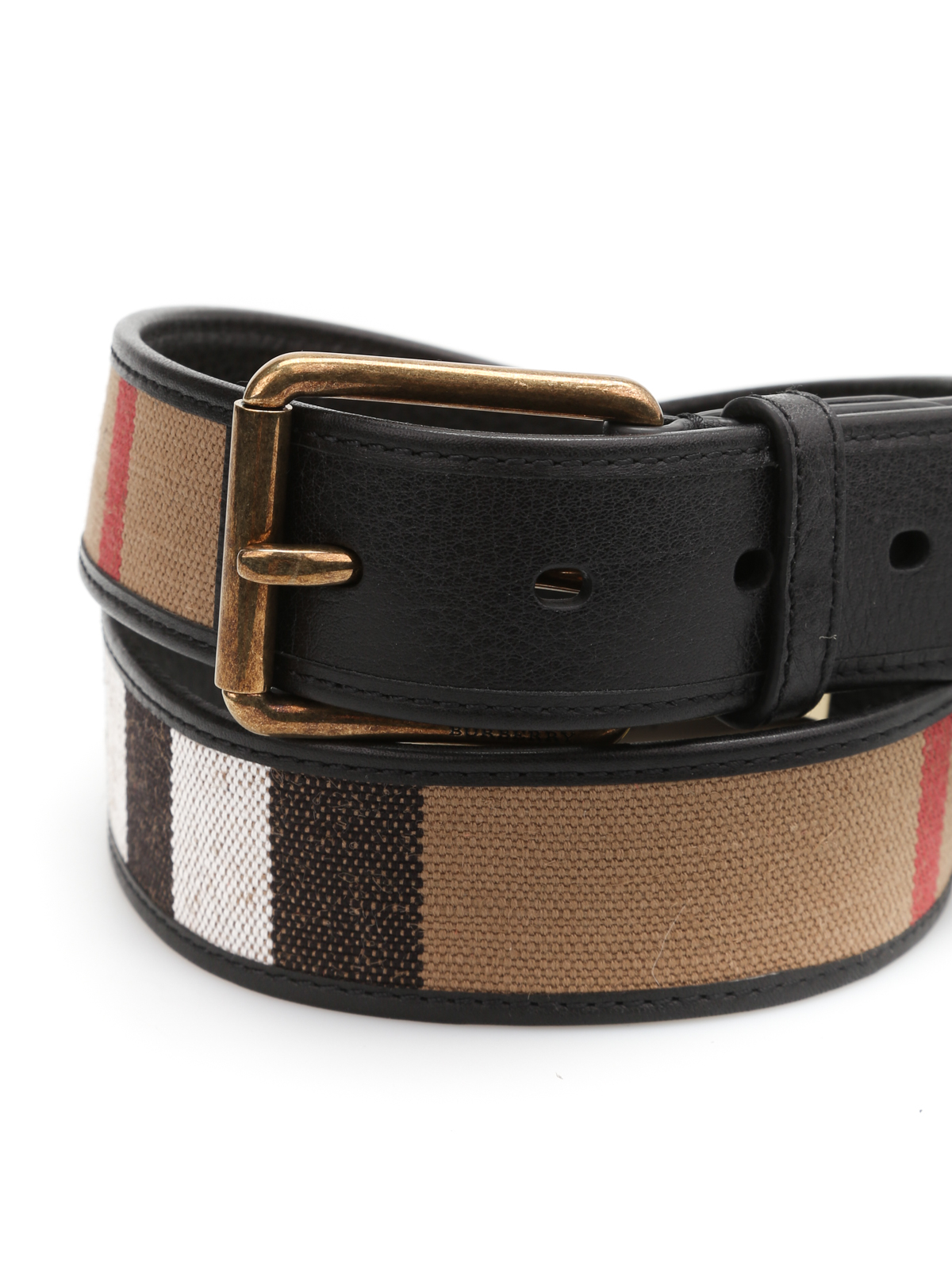 Belts Burberry - Horseferry belt - 39758951007BLACK | Shop online at iKRIX