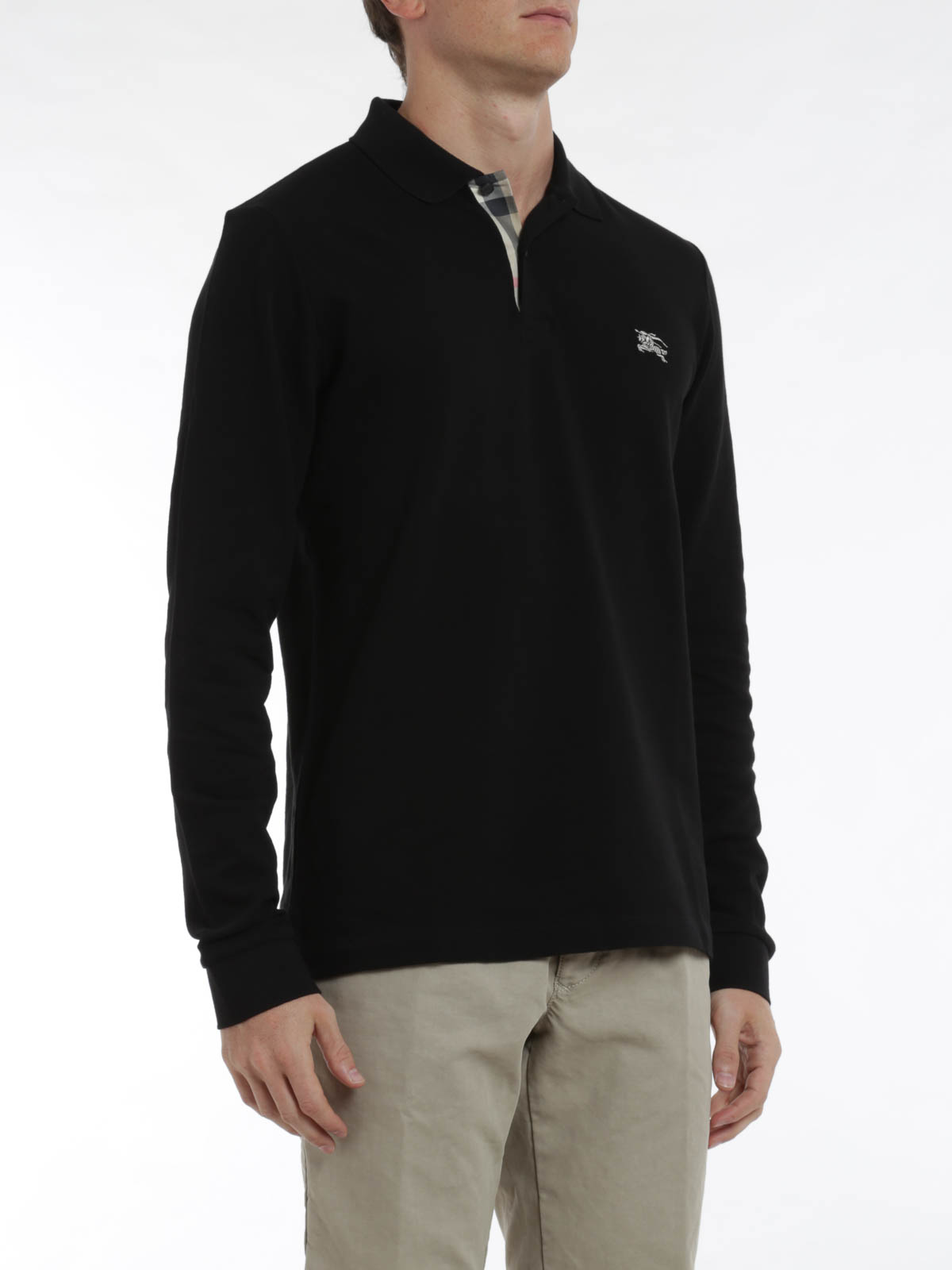 burberry brit long sleeve polo