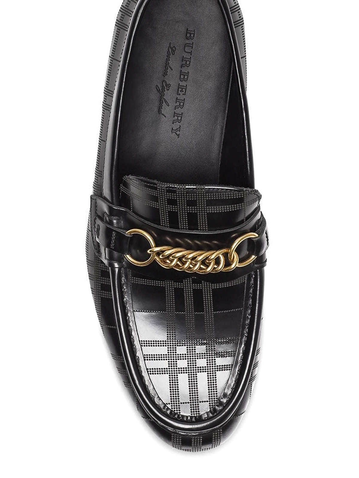 Loafers & Slippers Burberry - Moorley perforated check pattern 