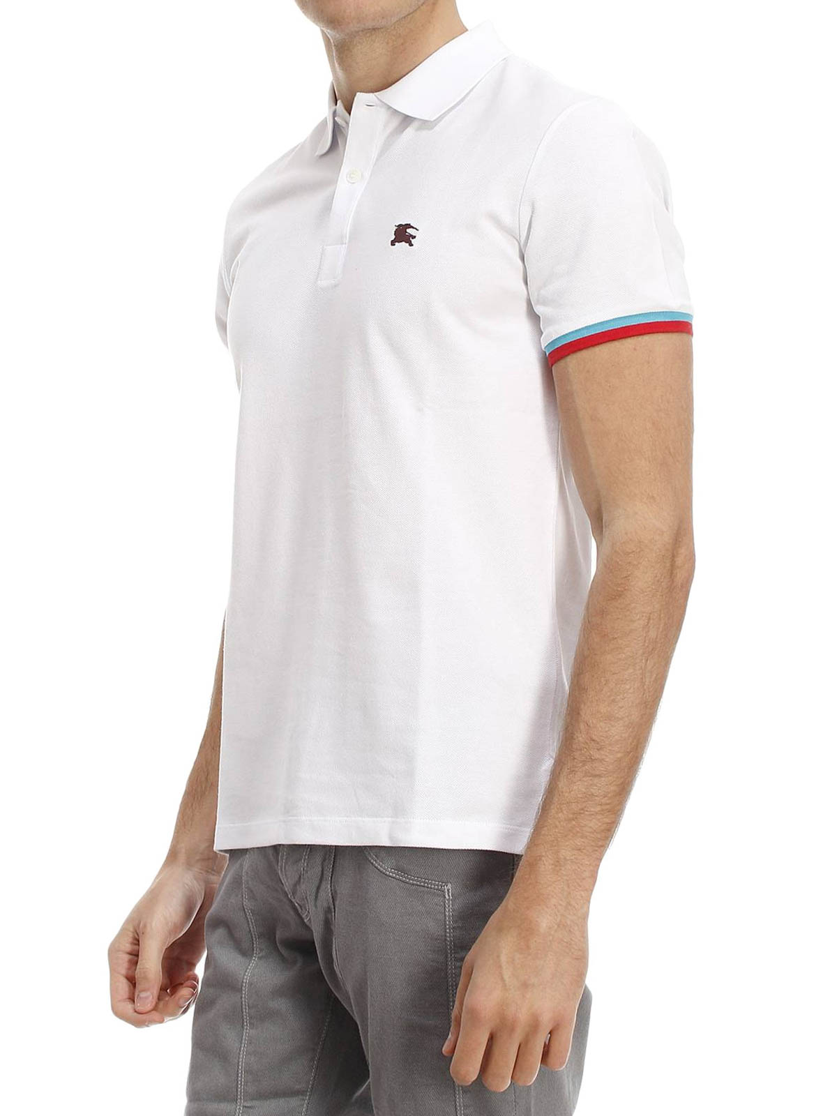 burberry pique polo mens