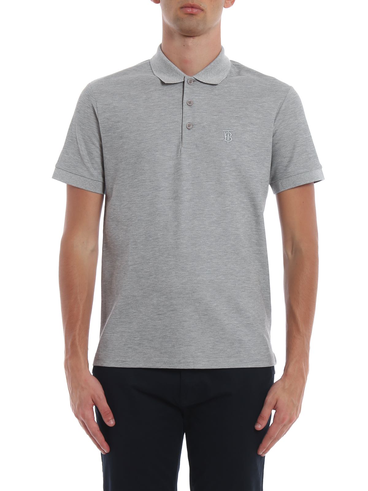 Polo shirts Burberry - Eddie grey polo shirt - 8014006 