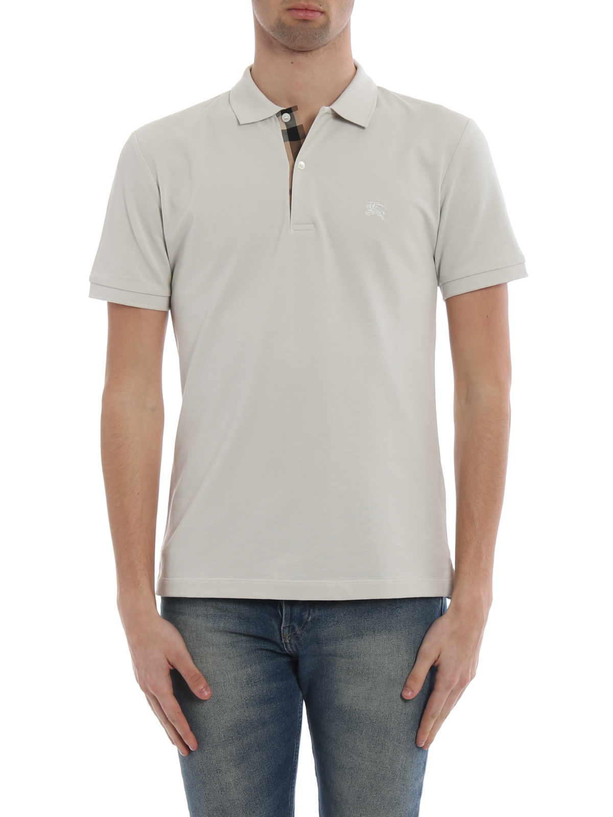Polo shirts Burberry - Oxford beige cotton polo shirt - 4068778