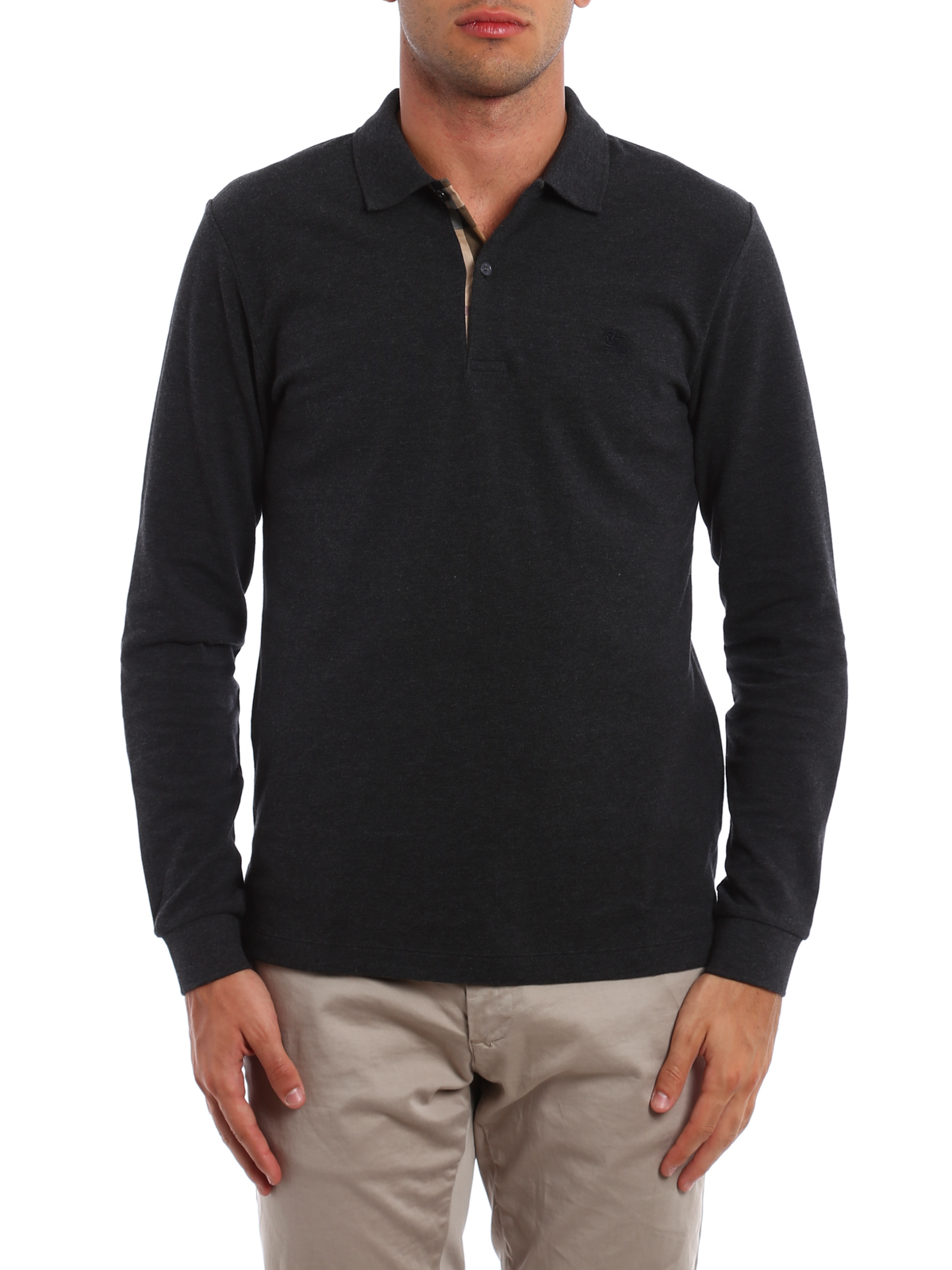 Polo shirts Burberry - Oxford long sleeved polo shirt - 3982163
