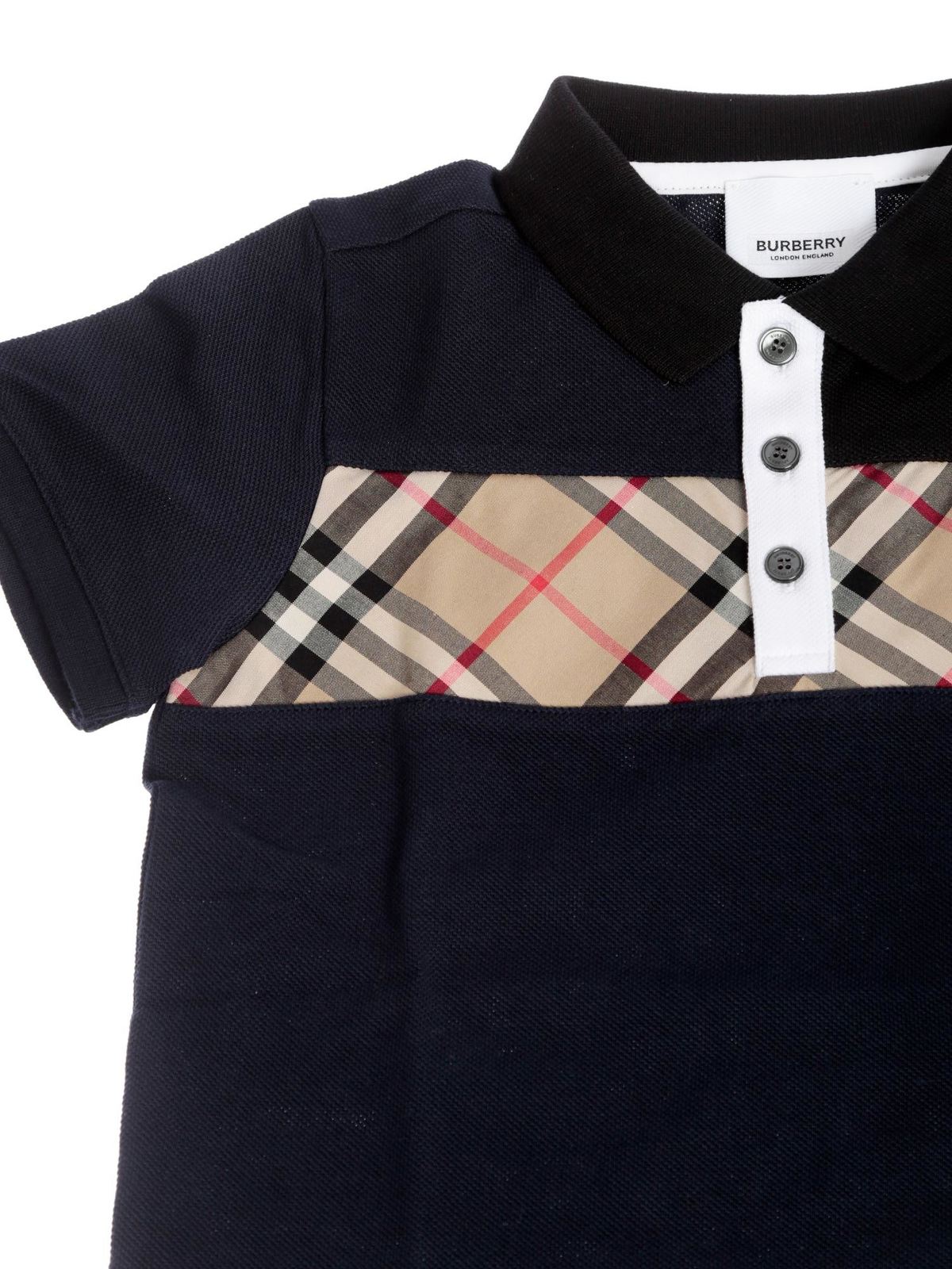 Polo shirts - Vintage check insert polo shirt 8010023