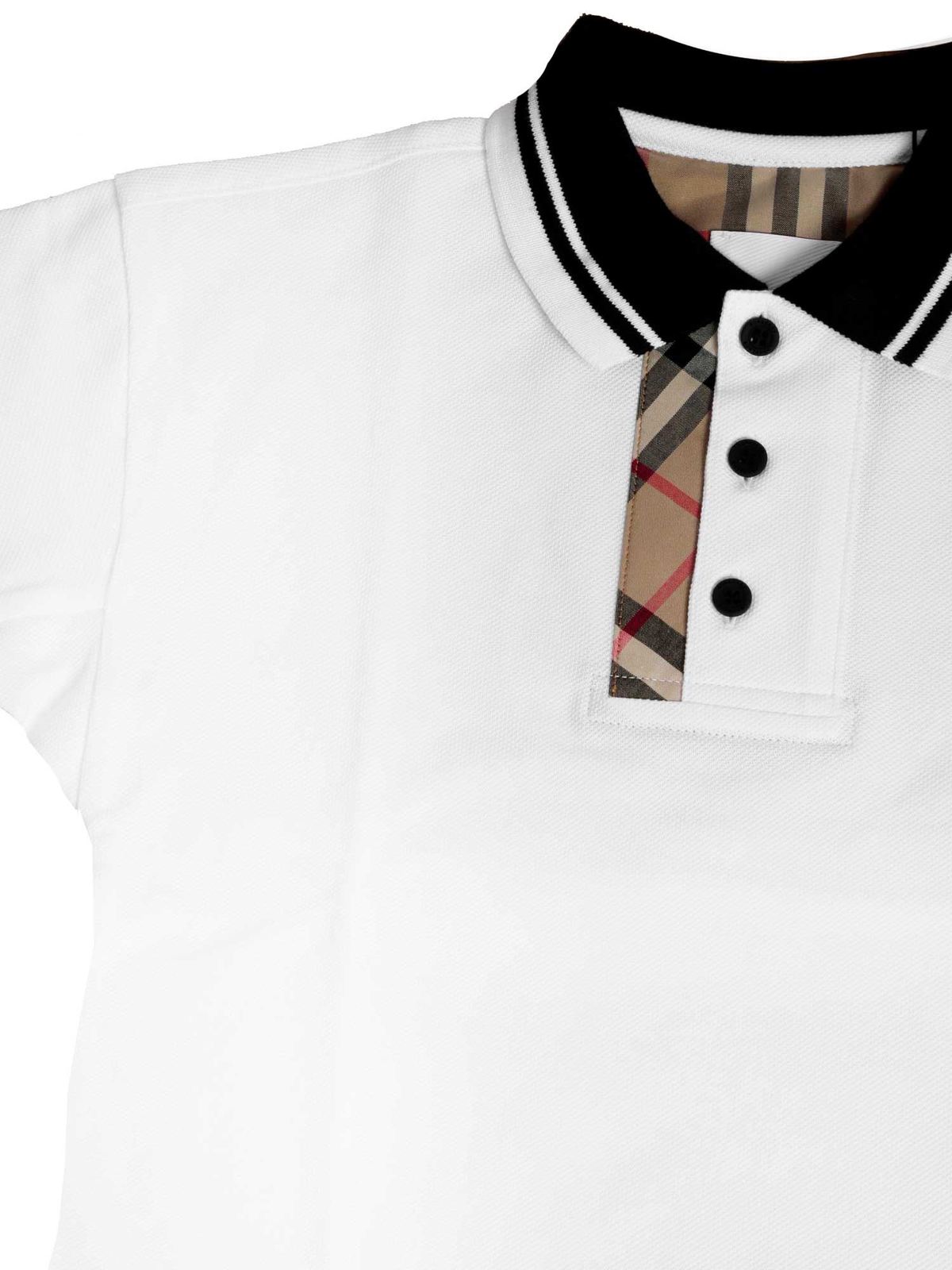 Polo shirts Burberry - polo shirt with contrasting 8022621