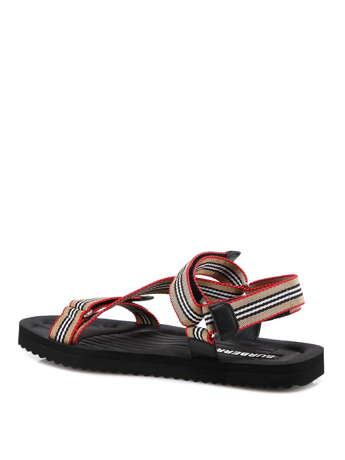 Burberry - Velcro strap rubber sandals - sandals - 8027399 | iKRIX.com