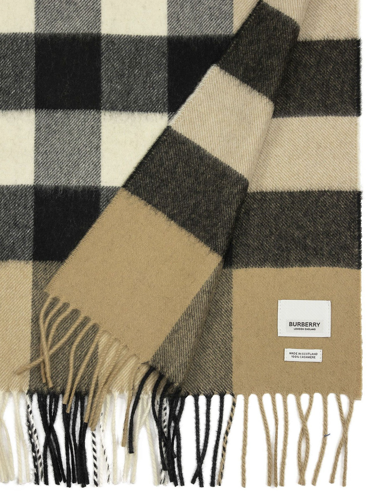 Scarves Burberry - Vintage check patterned cashmere scarf - 8018175