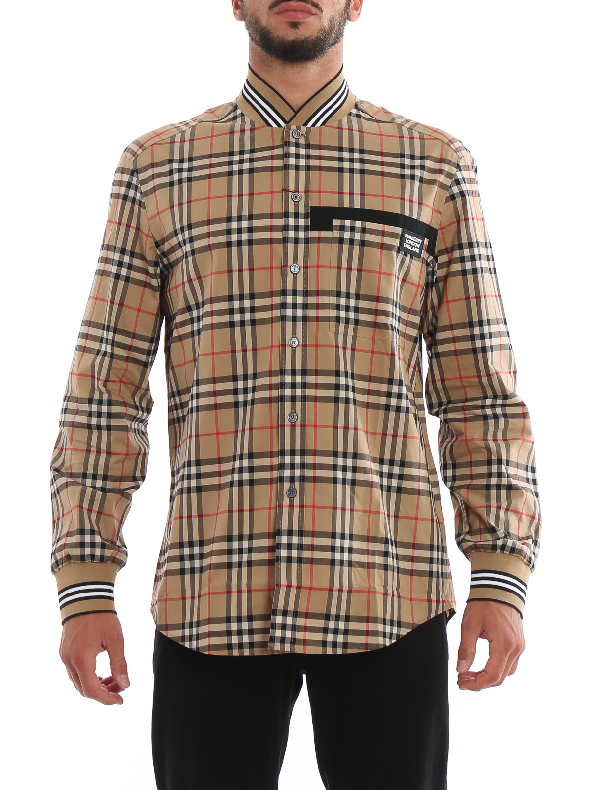 Shirts Burberry - Barron check shirt - 8017302 | Shop online at iKRIX