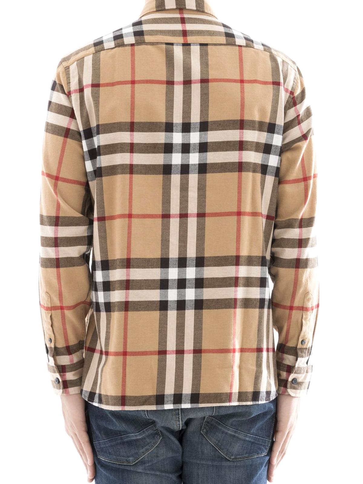 Shirts Burberry - Chequered cotton flannel shirt - 4059128 | iKRIX.com