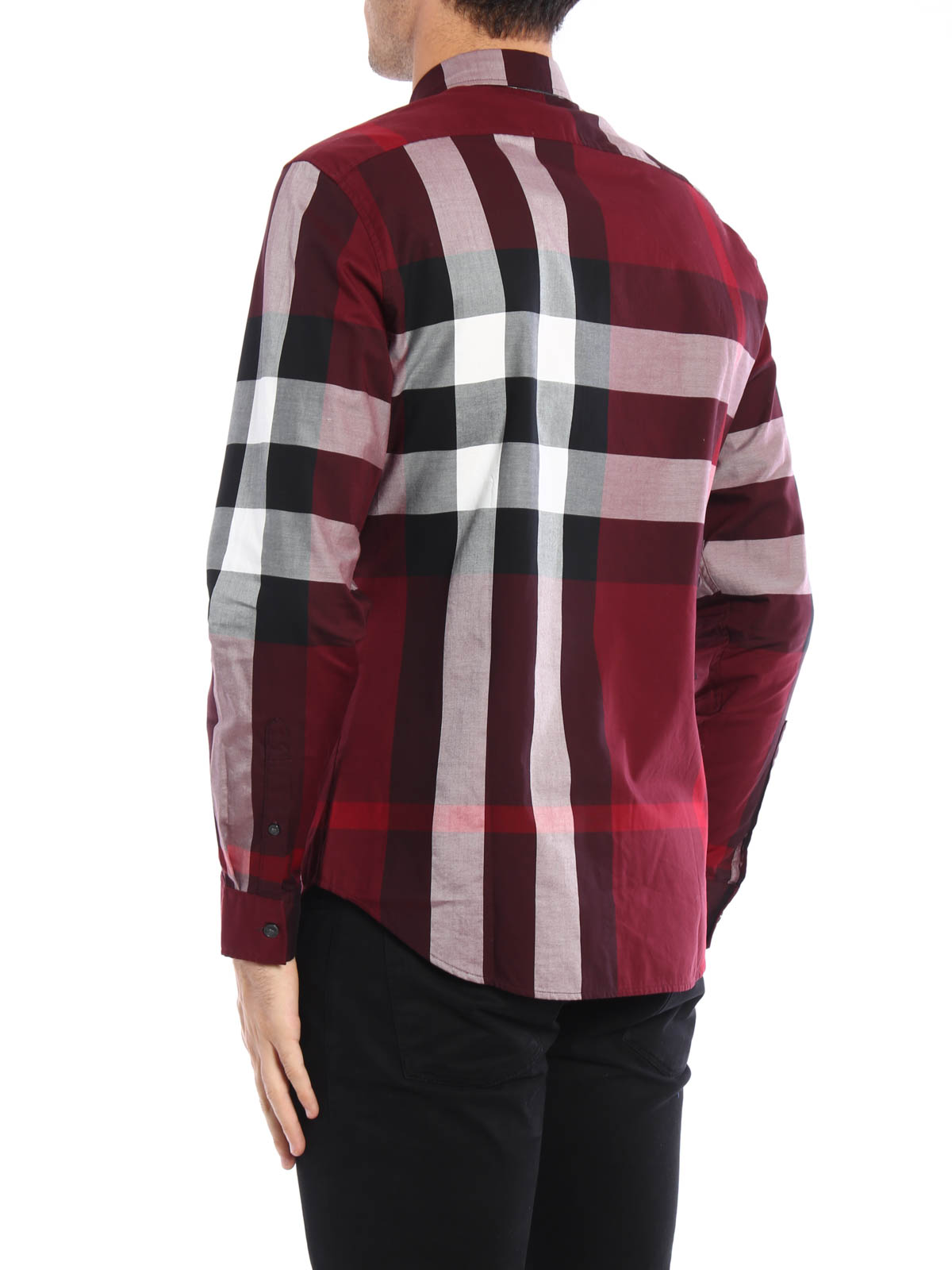 Camisas Burberry - Camisa Fred - Rojo Oscuro - 3996107 