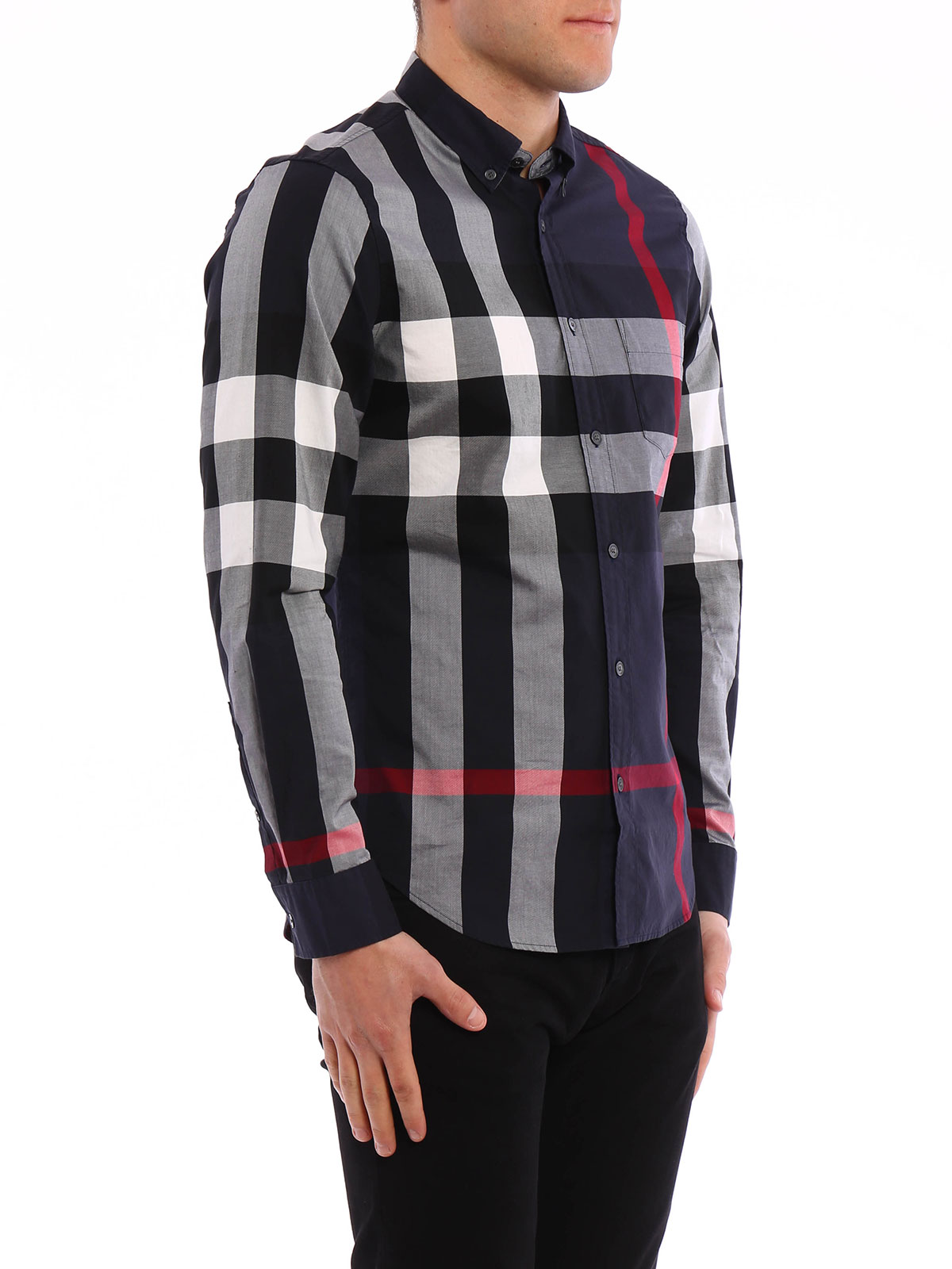 Shirts Burberry - Fred check cotton shirt - 4554724 | Shop online at iKRIX