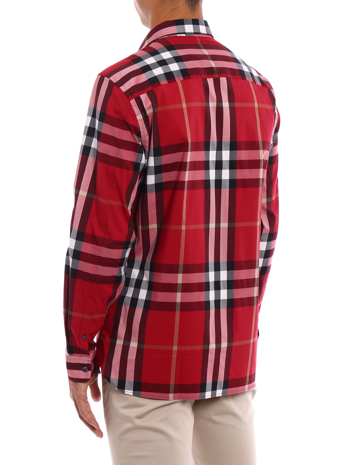 Shirts Burberry - Nelson check cotton blend shirt - 4554711 
