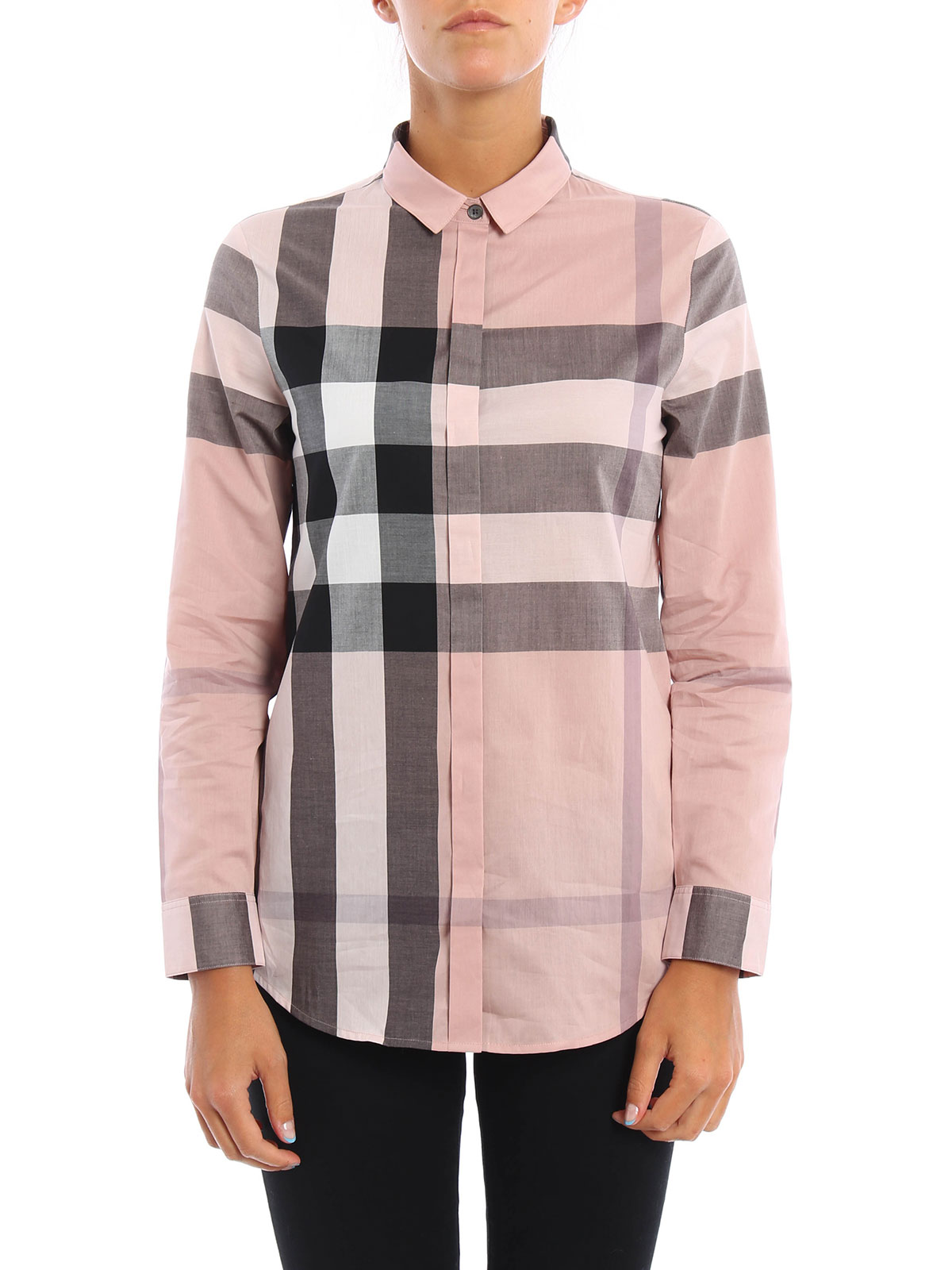 Rabatt 77 % Burberry Hemd Rosa M DAMEN Hemden & T-Shirts Basisch 