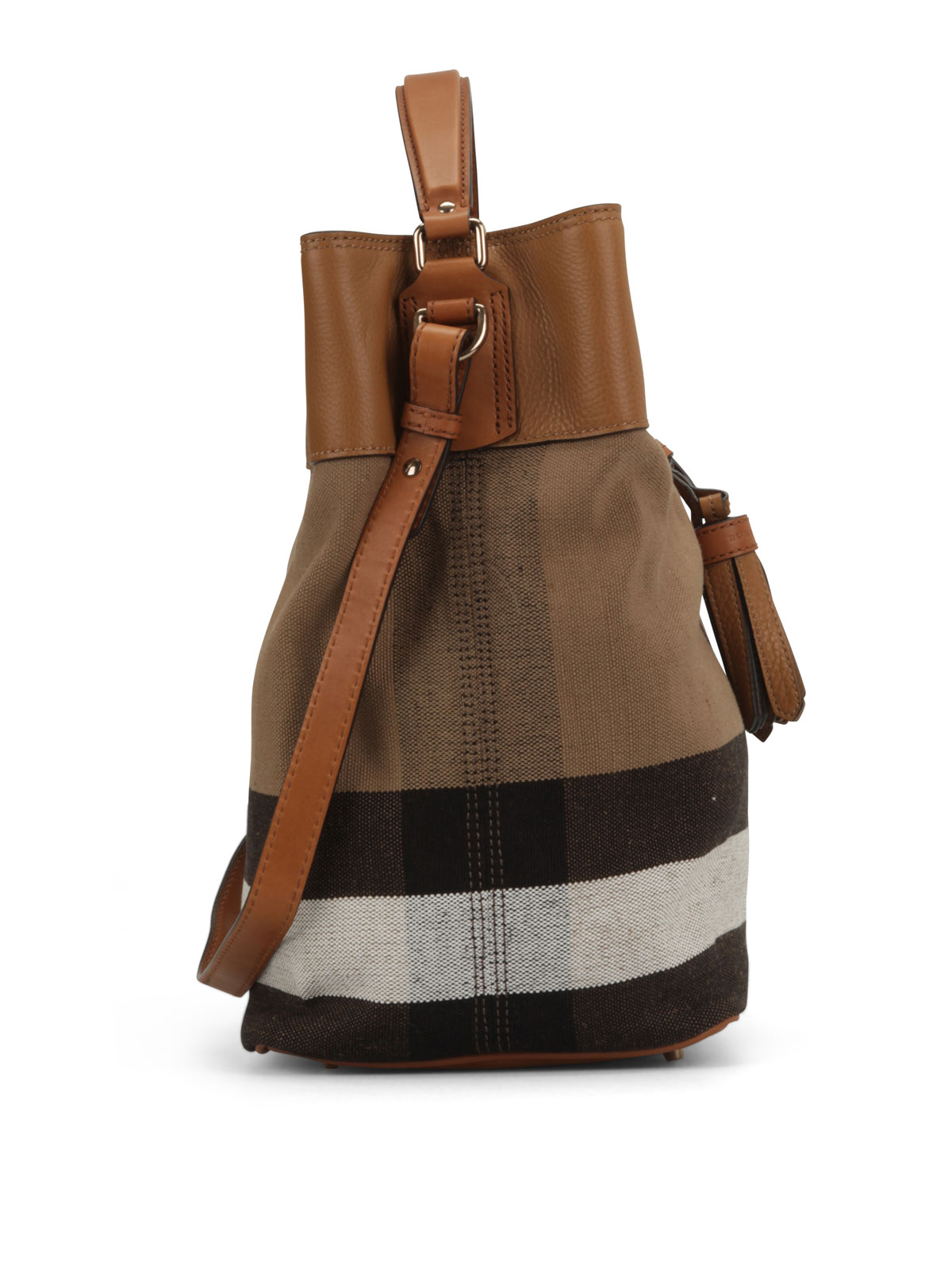 Burberry - Susanna Canvas Check hobo bag - shoulder bags - 39829371