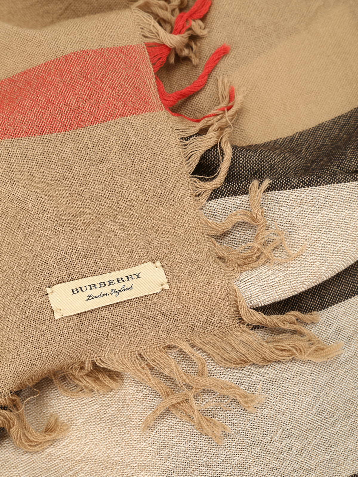 Stoles & Shawls Burberry - House Check merino wool shawl - 3841403