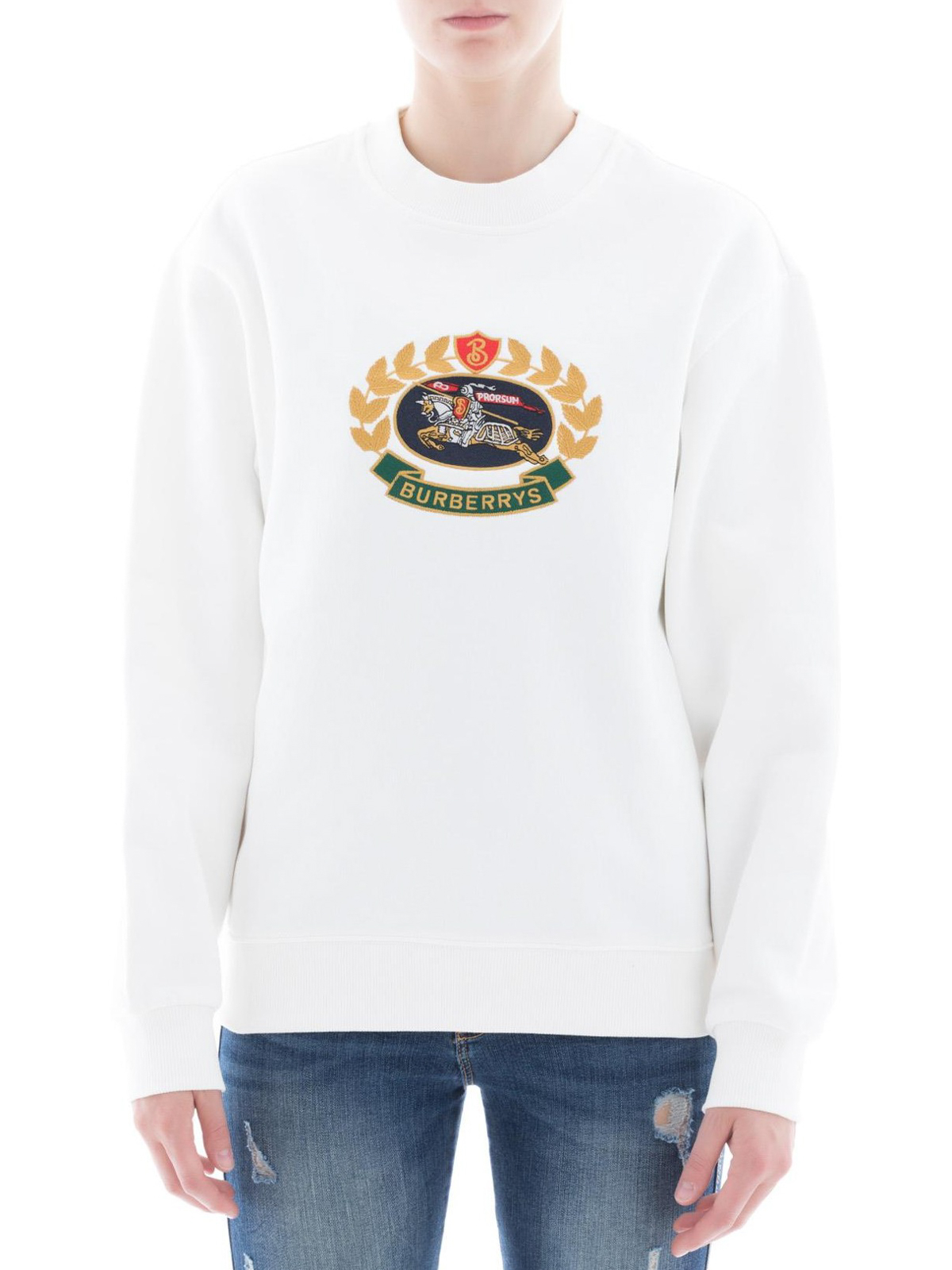 burberry crest sweatshirt