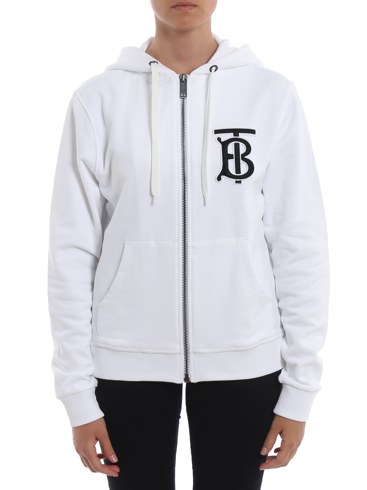 Sweatshirts & Sweaters Burberry - Aubree white over hoodie - 8017448