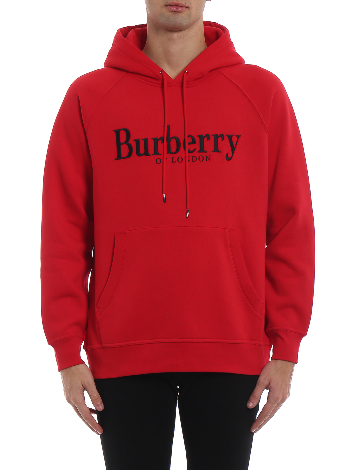 Sweatshirts & Sweaters Burberry - Clarke red cotton hoodie - 8007833