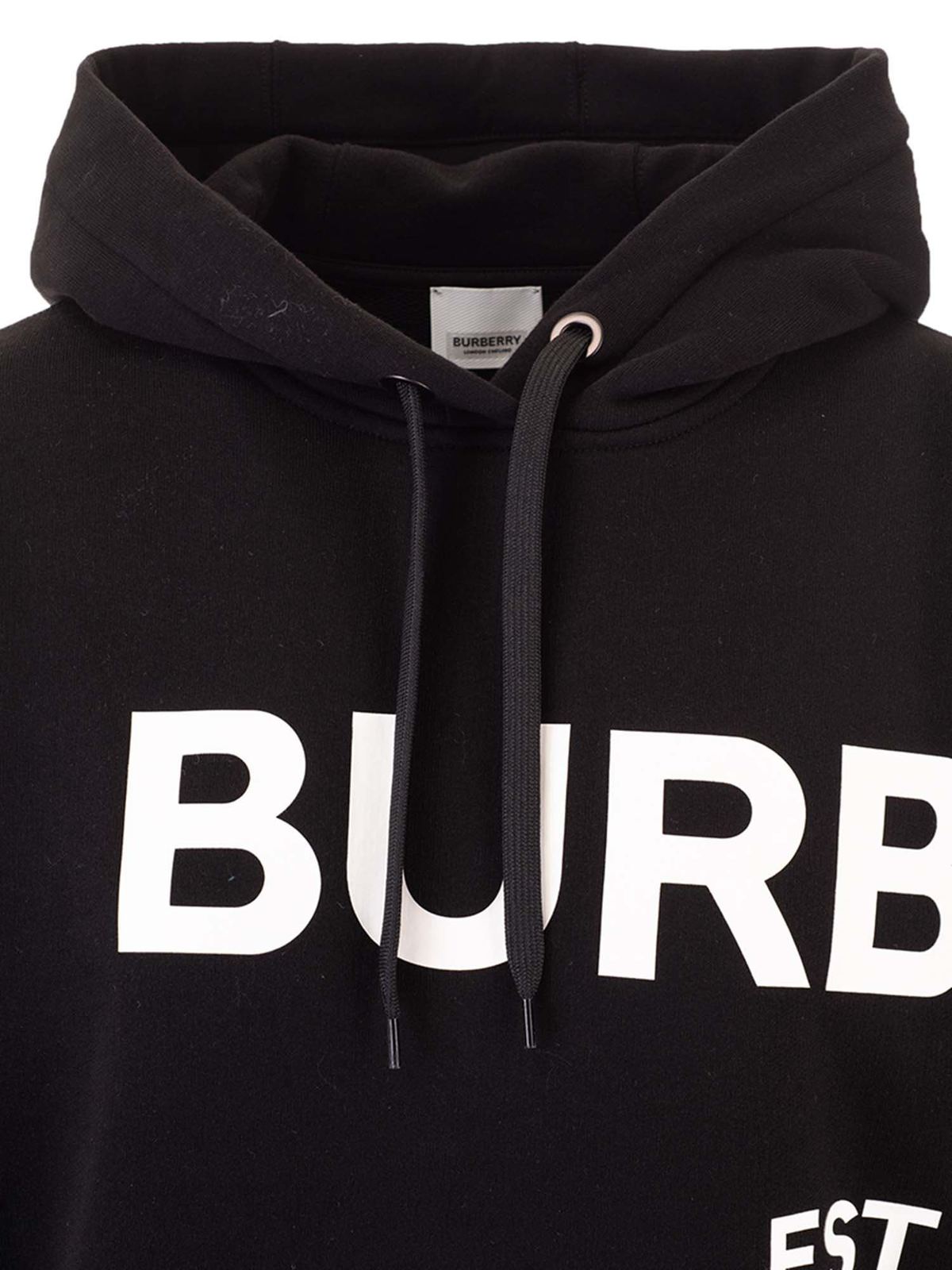 burberry horseferry hoodie black