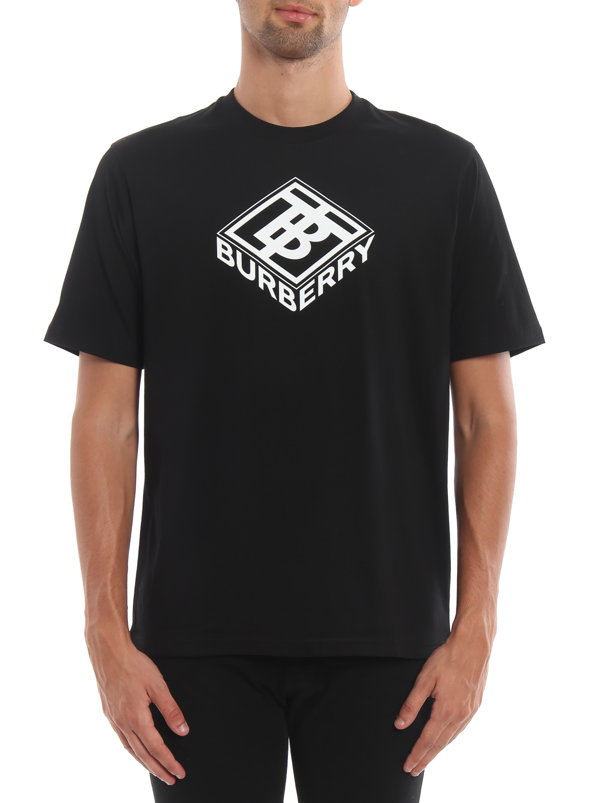 T-shirts Burberry - Ellison black T-shirt - 8021831 | Shop online at iKRIX