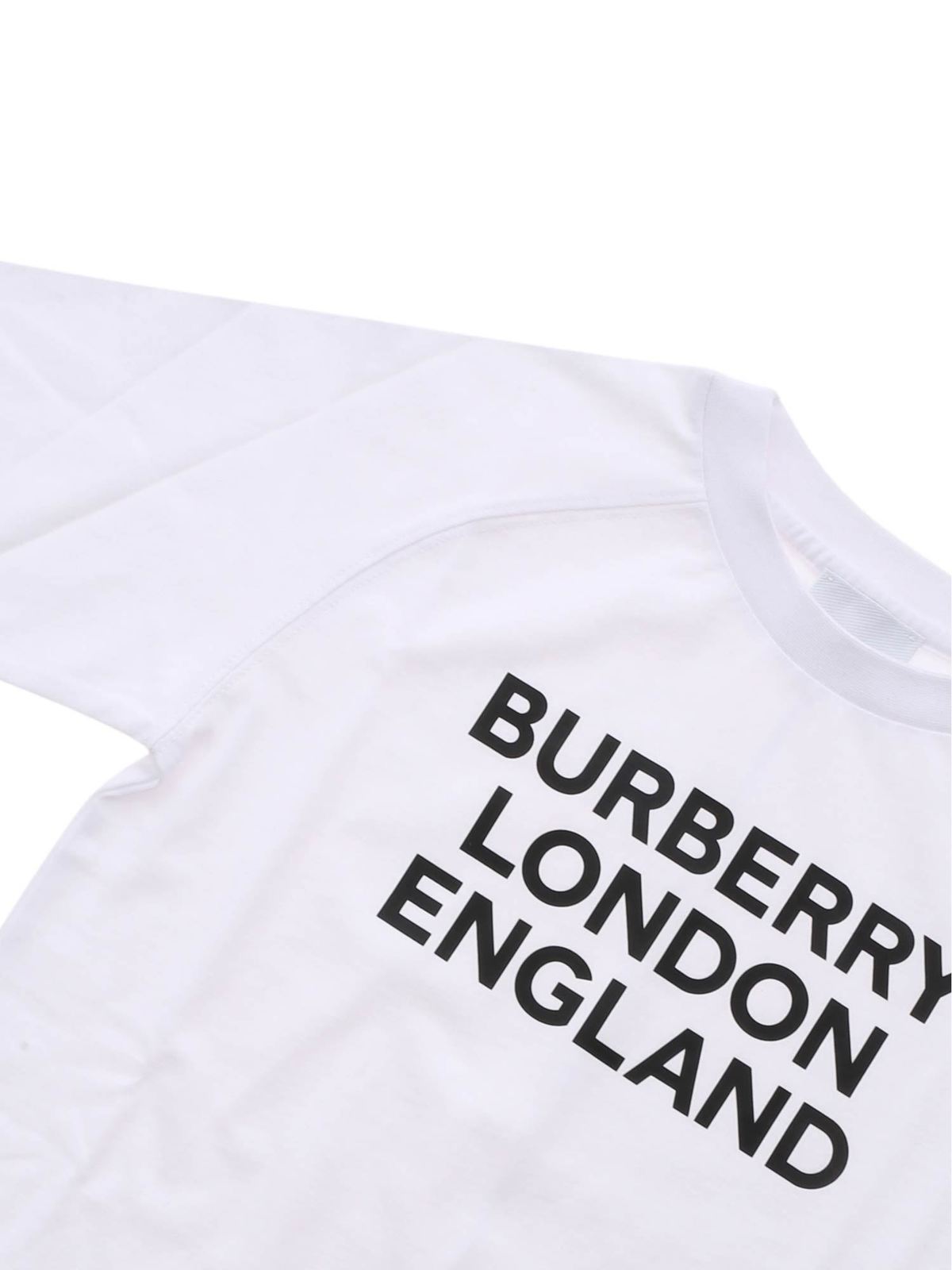 T-shirts Burberry - Long Sleeve Tee t-shirt in white - 8031663 