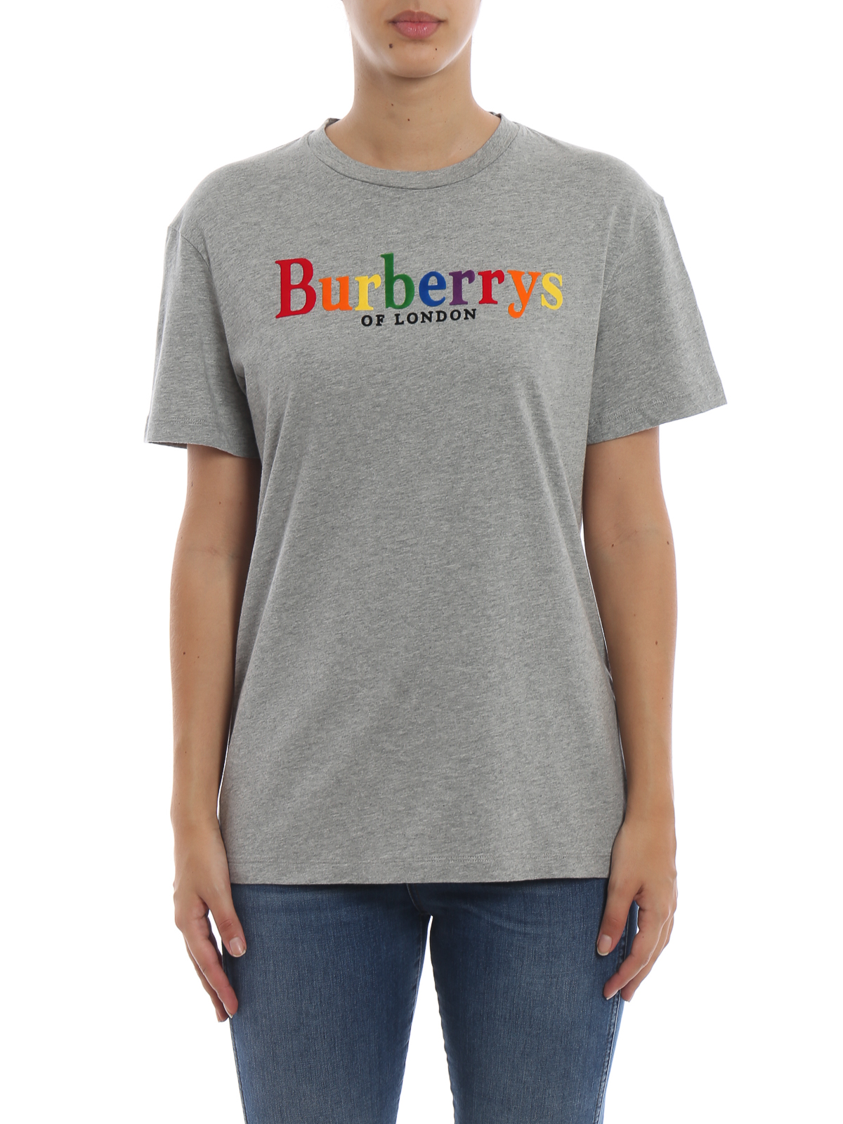 grey burberry t shirt