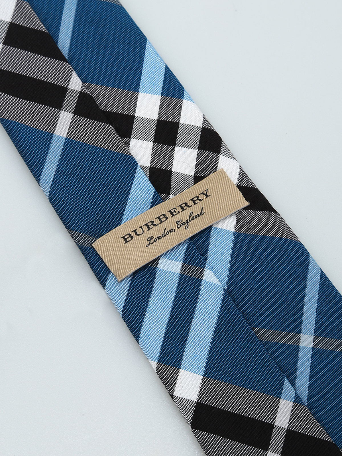 Ties & bow ties Burberry - Manston cobalt Vintage check silk tie 8002138