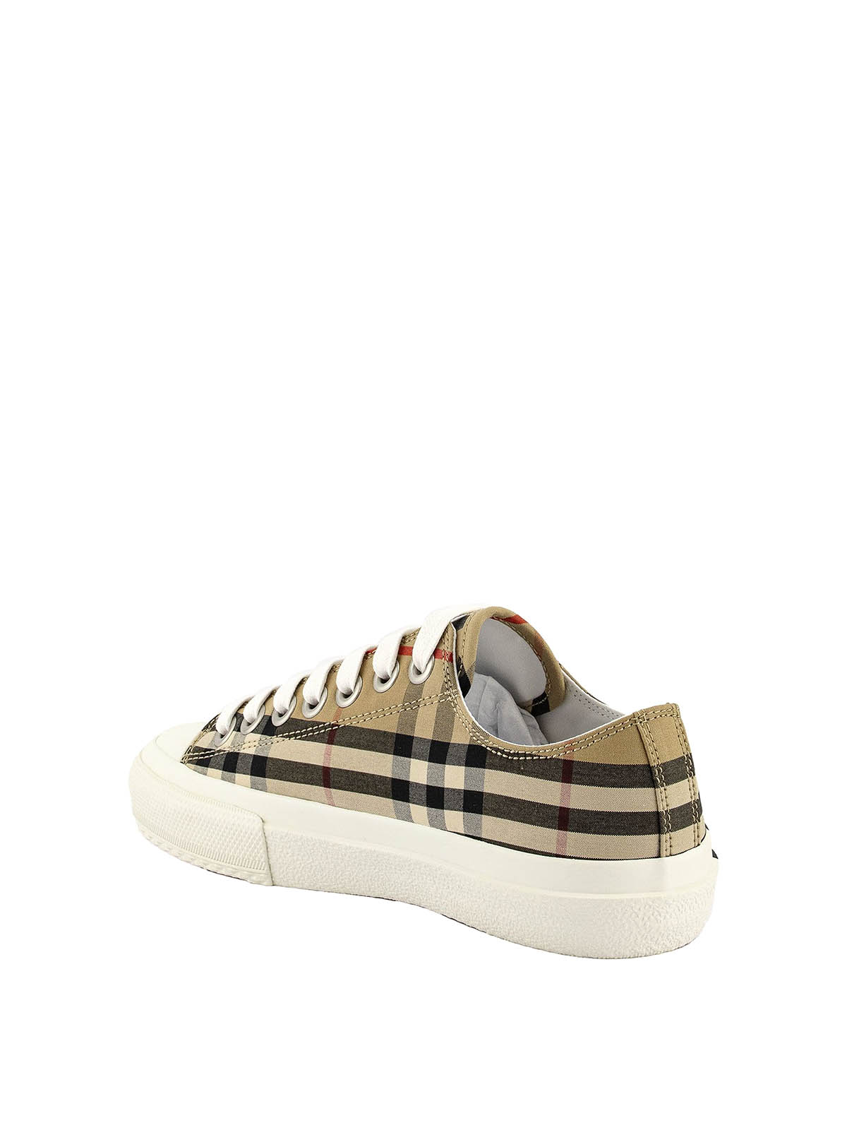 Trainers Burberry - Larkhall logo print cotton sneakers - 8024301