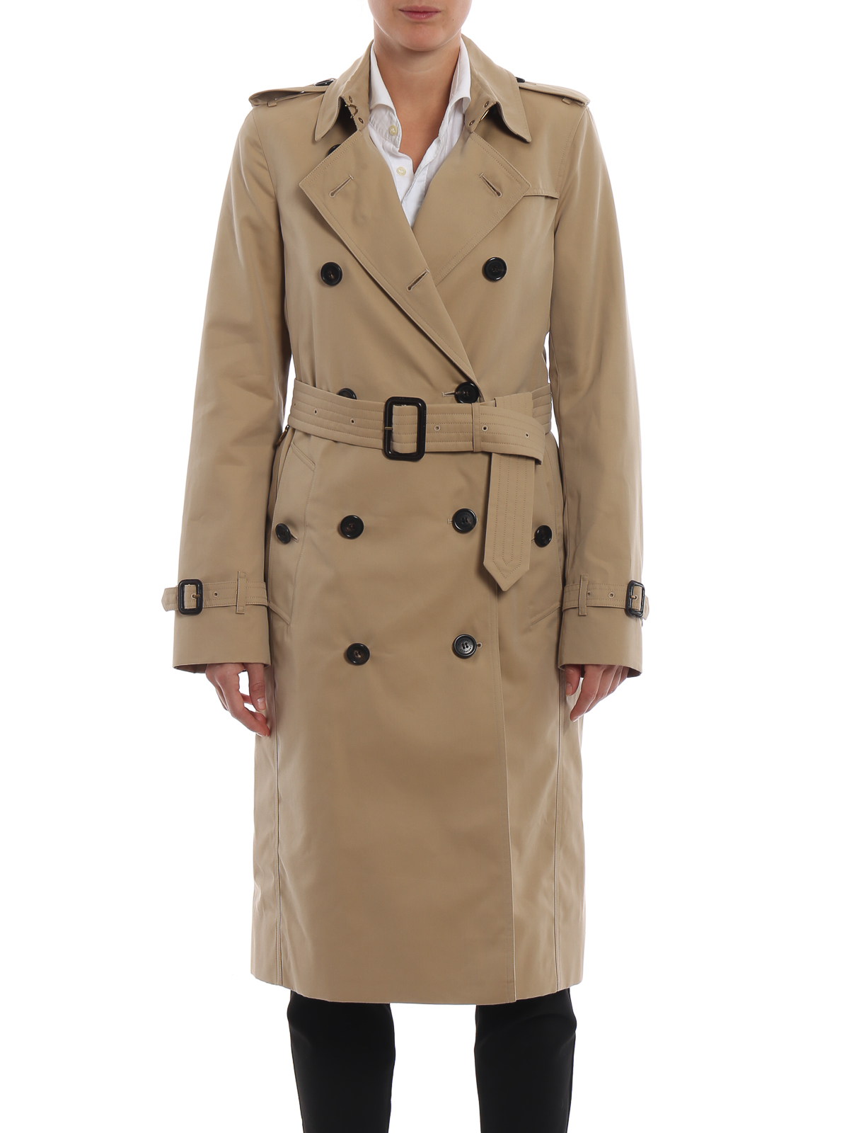 burberry kensington long trench coat