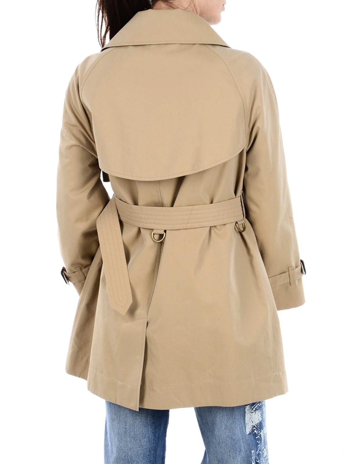 Burberry - Oversized collar cotton trench - trench coats - 4071533