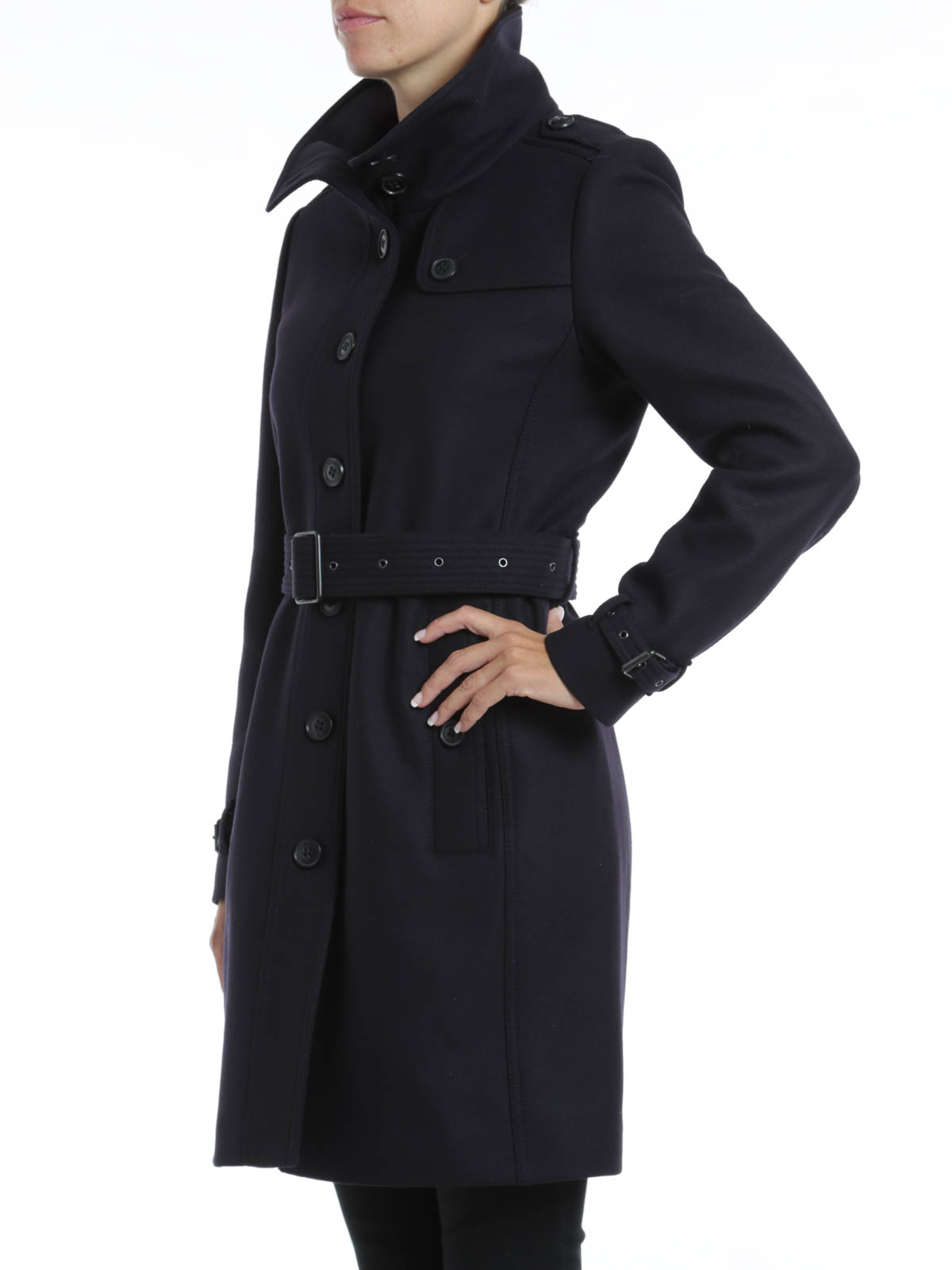 Trench coats Burberry - Single breasted trench coat - 3984094NAVY