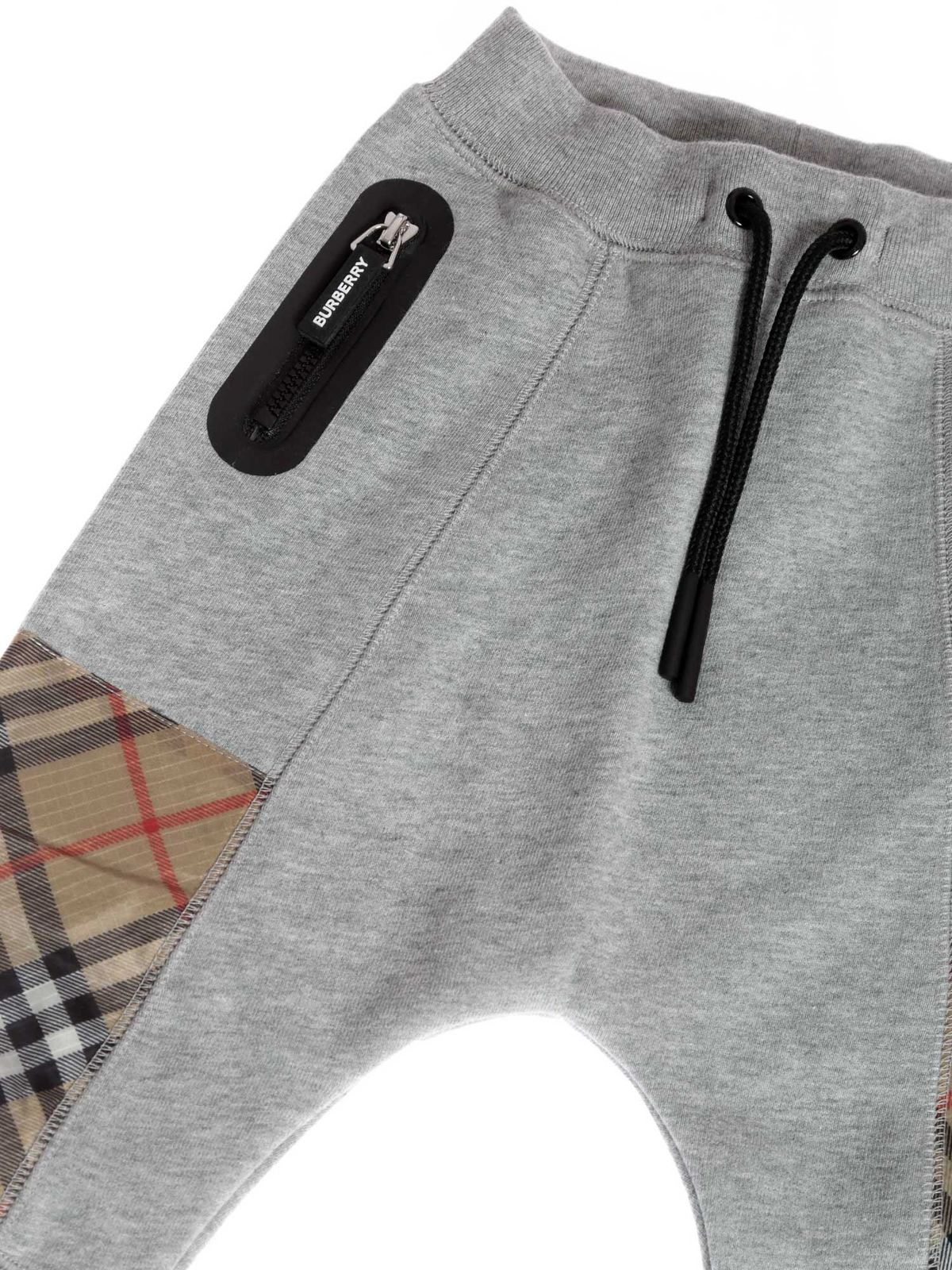Trousers Burberry - Grey pants with 