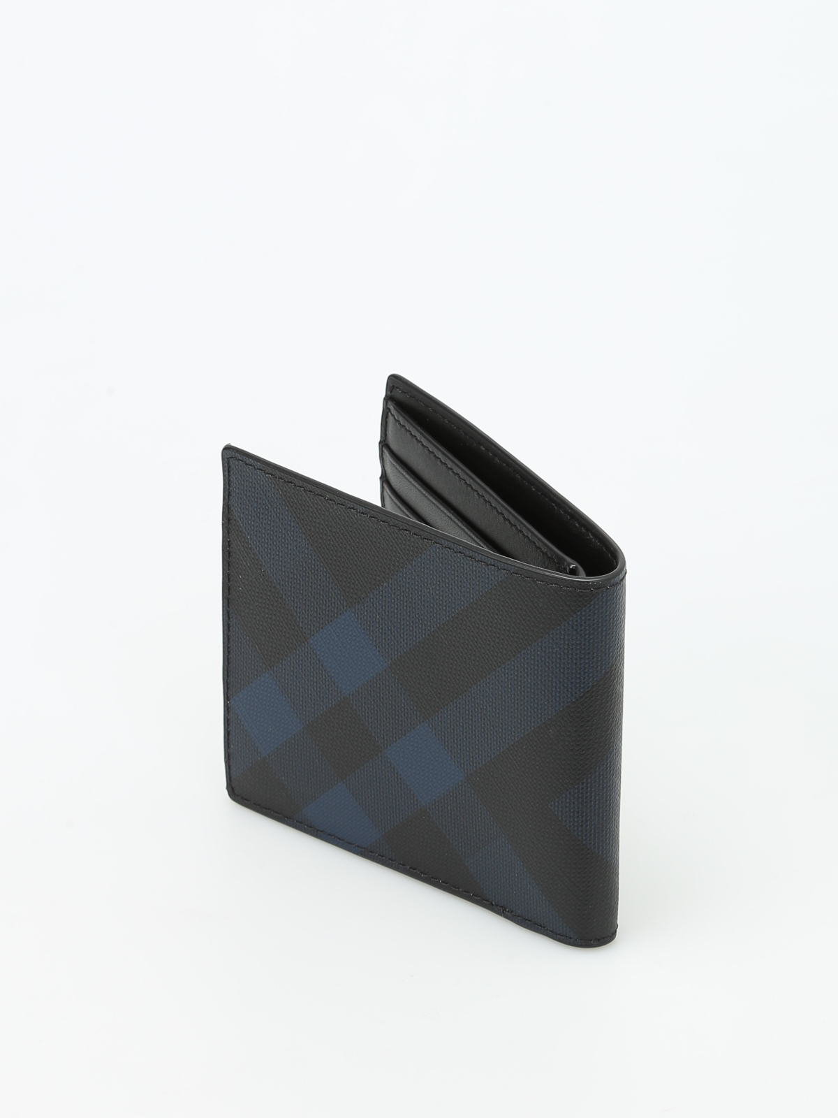 burberry london check bifold wallet