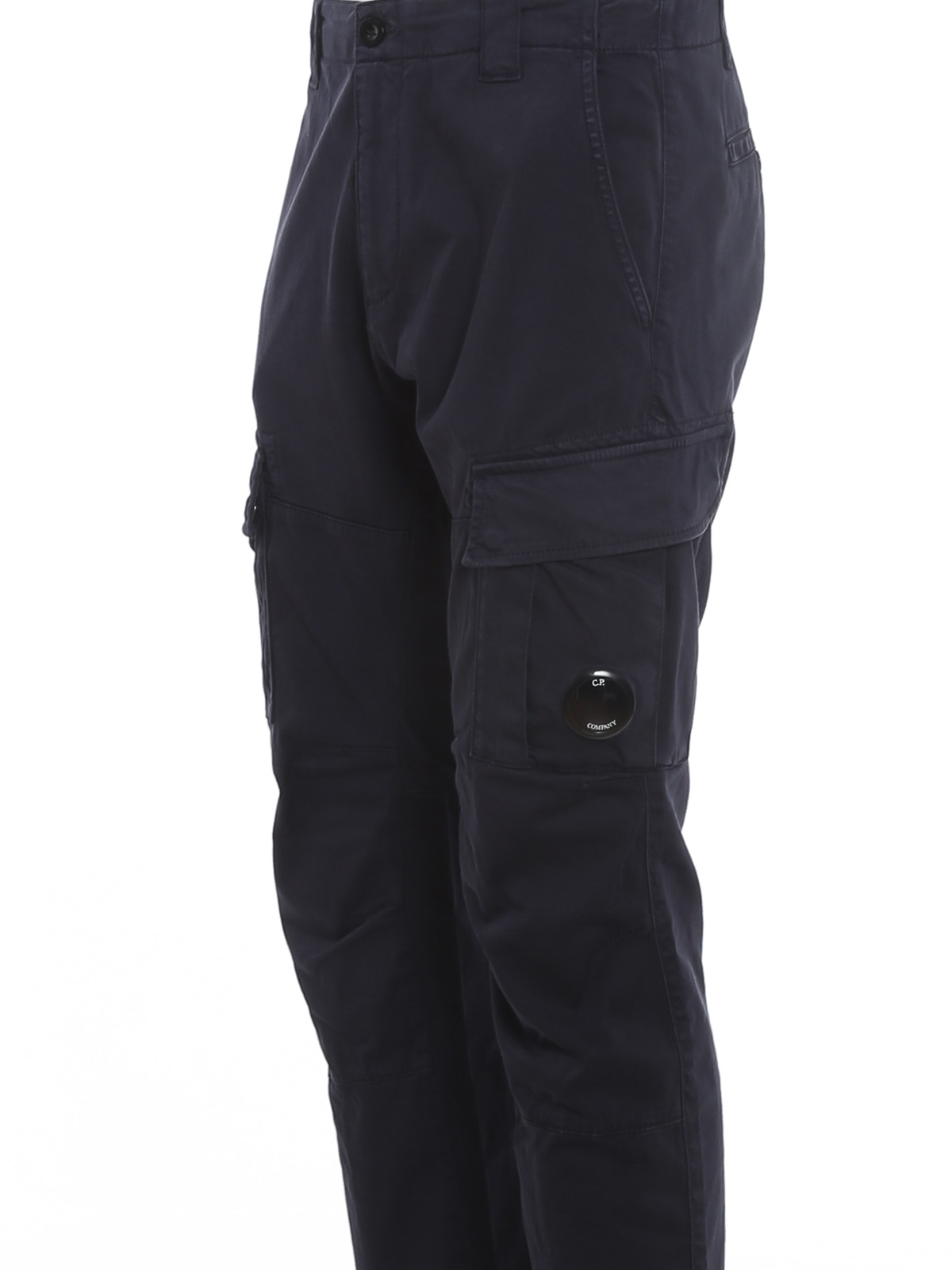 cp company cargo trousers black