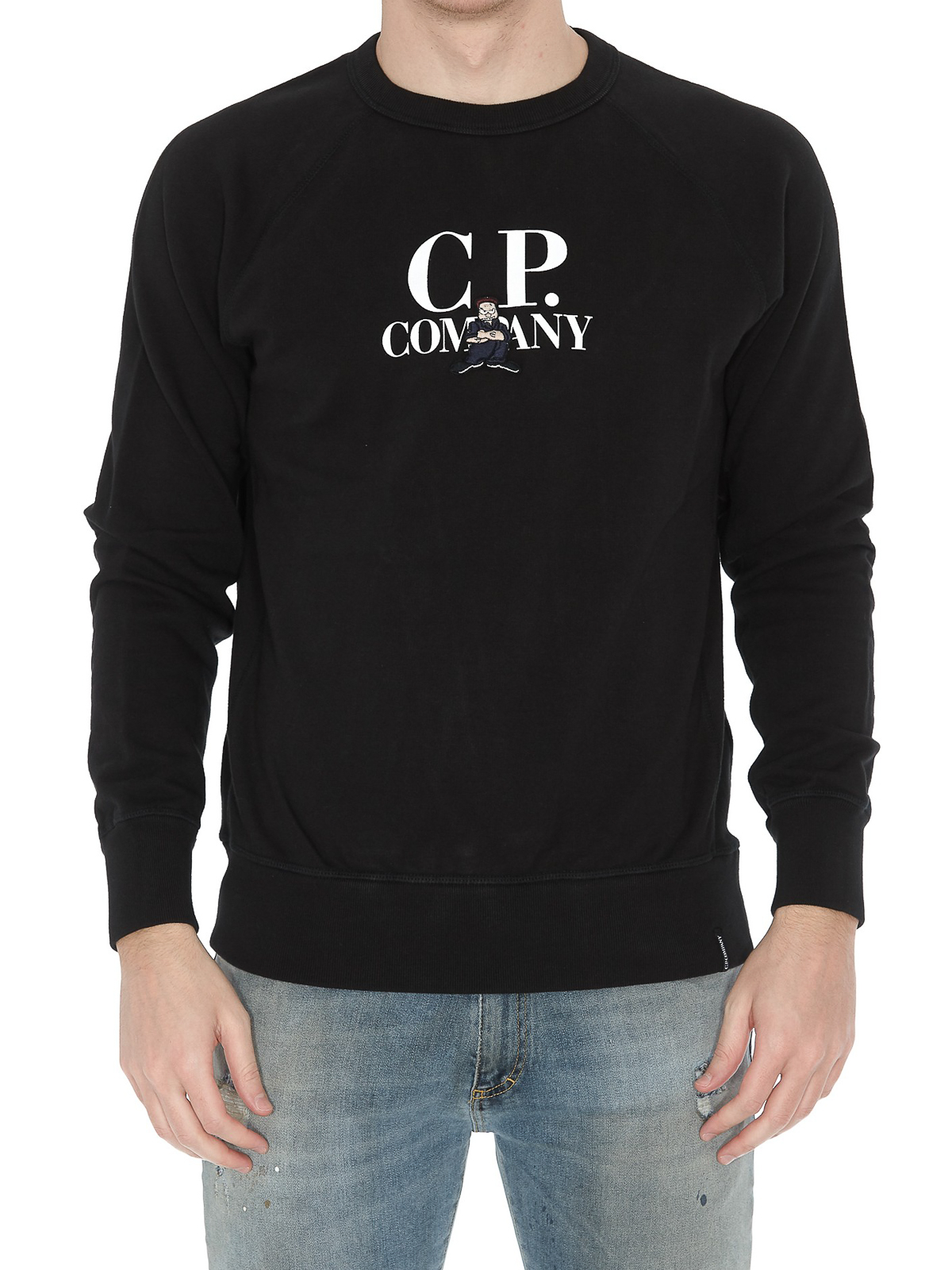 black cp company sweatshirt