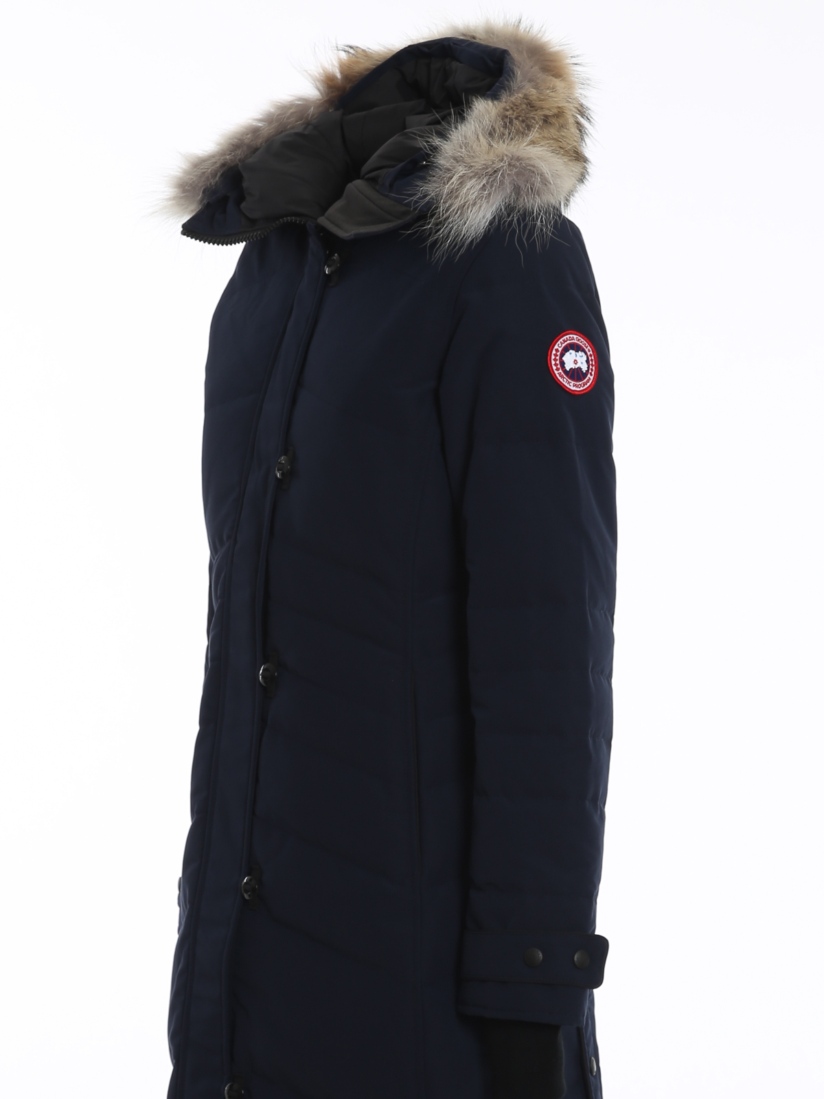 fur trimmed coat