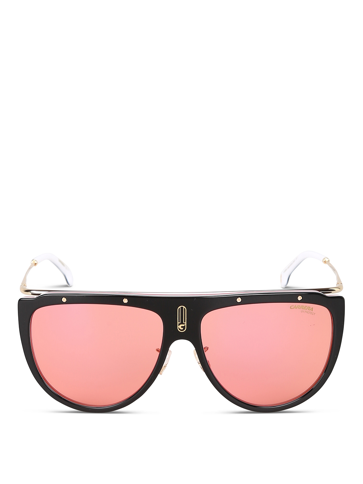 Sunglasses Carrera - Black sunglasses with pink lenses - CARRERA1023SWR7UZ