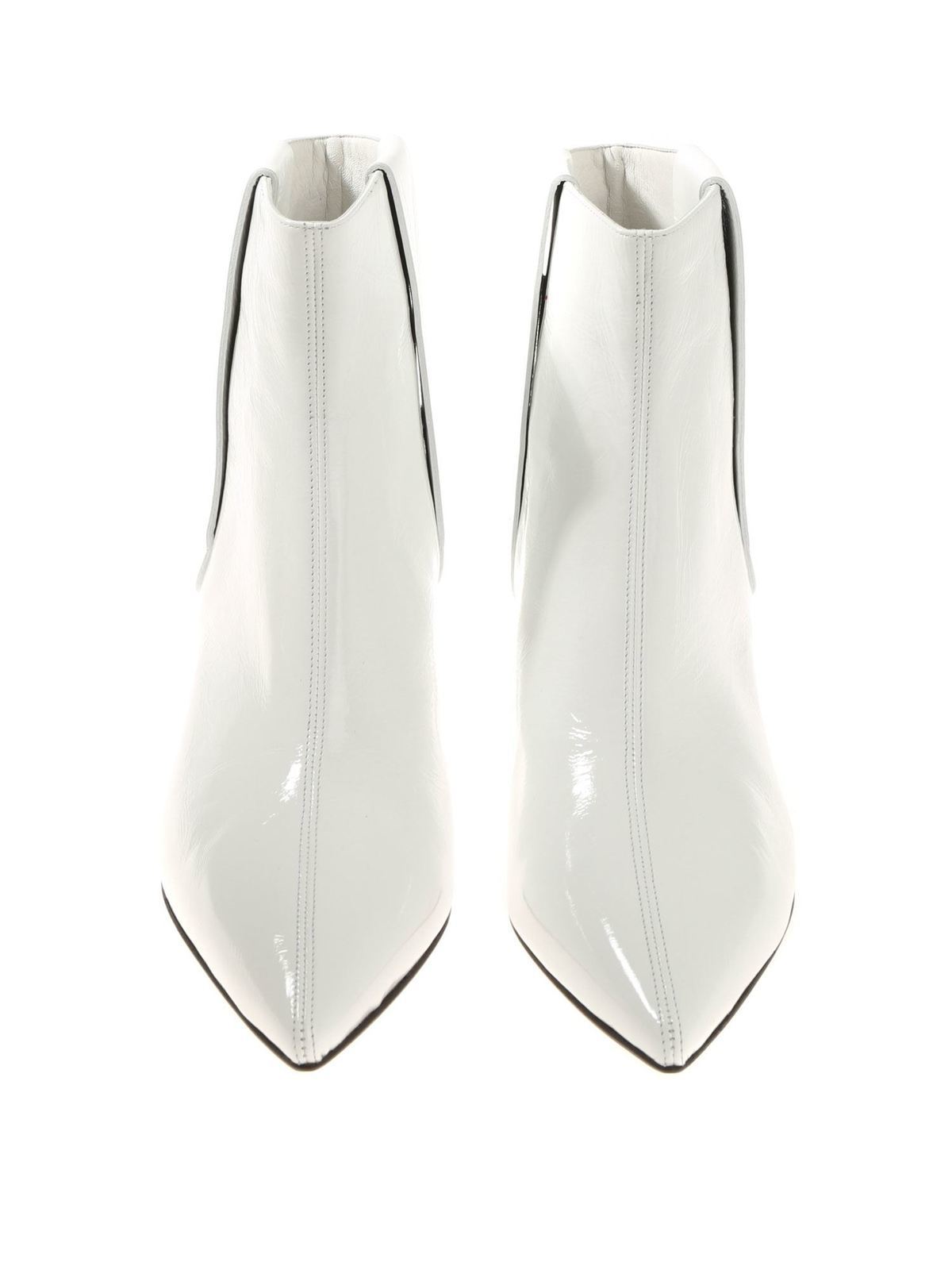 casadei white boots