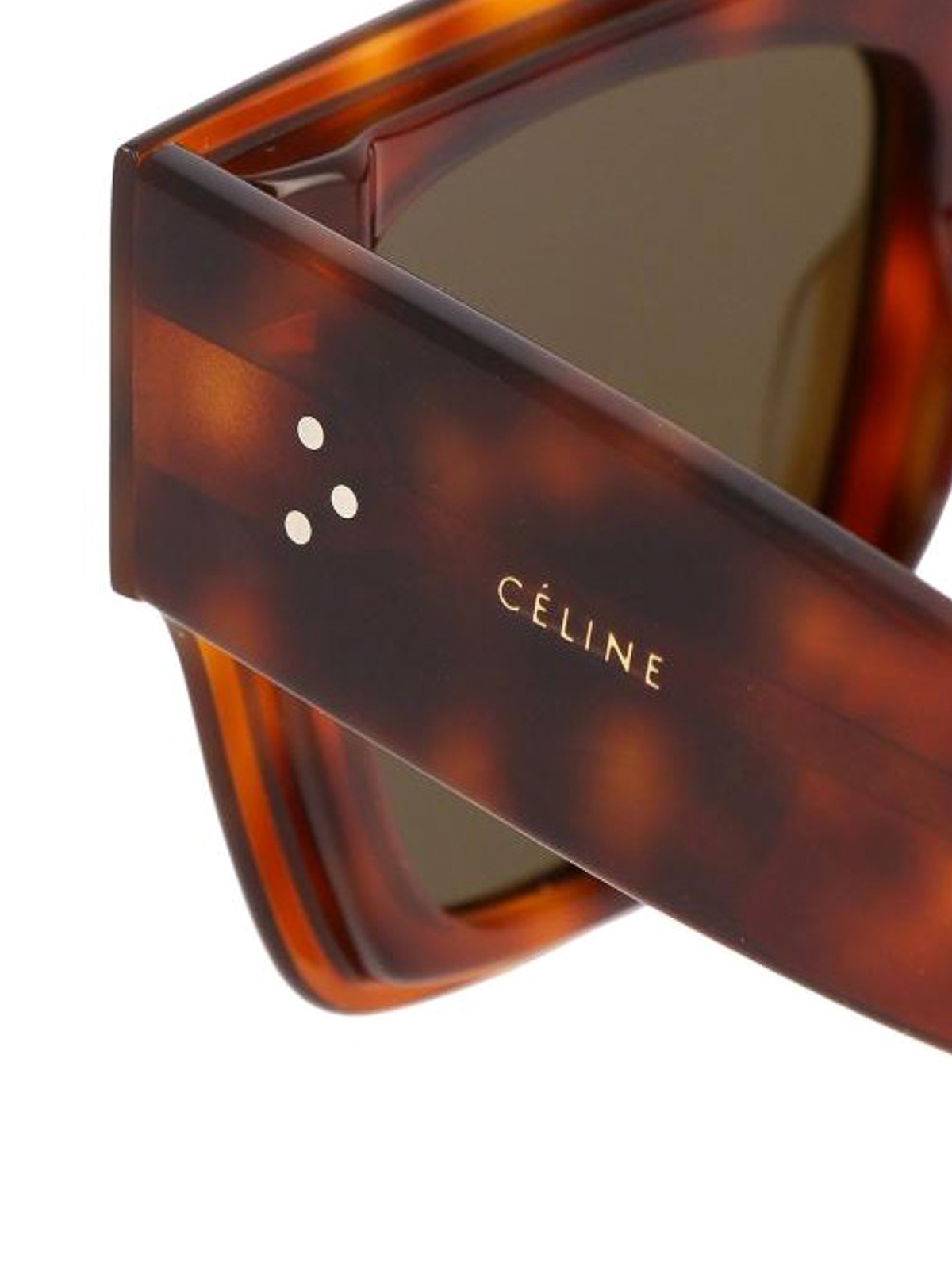 celine tortoiseshell square sunglasses