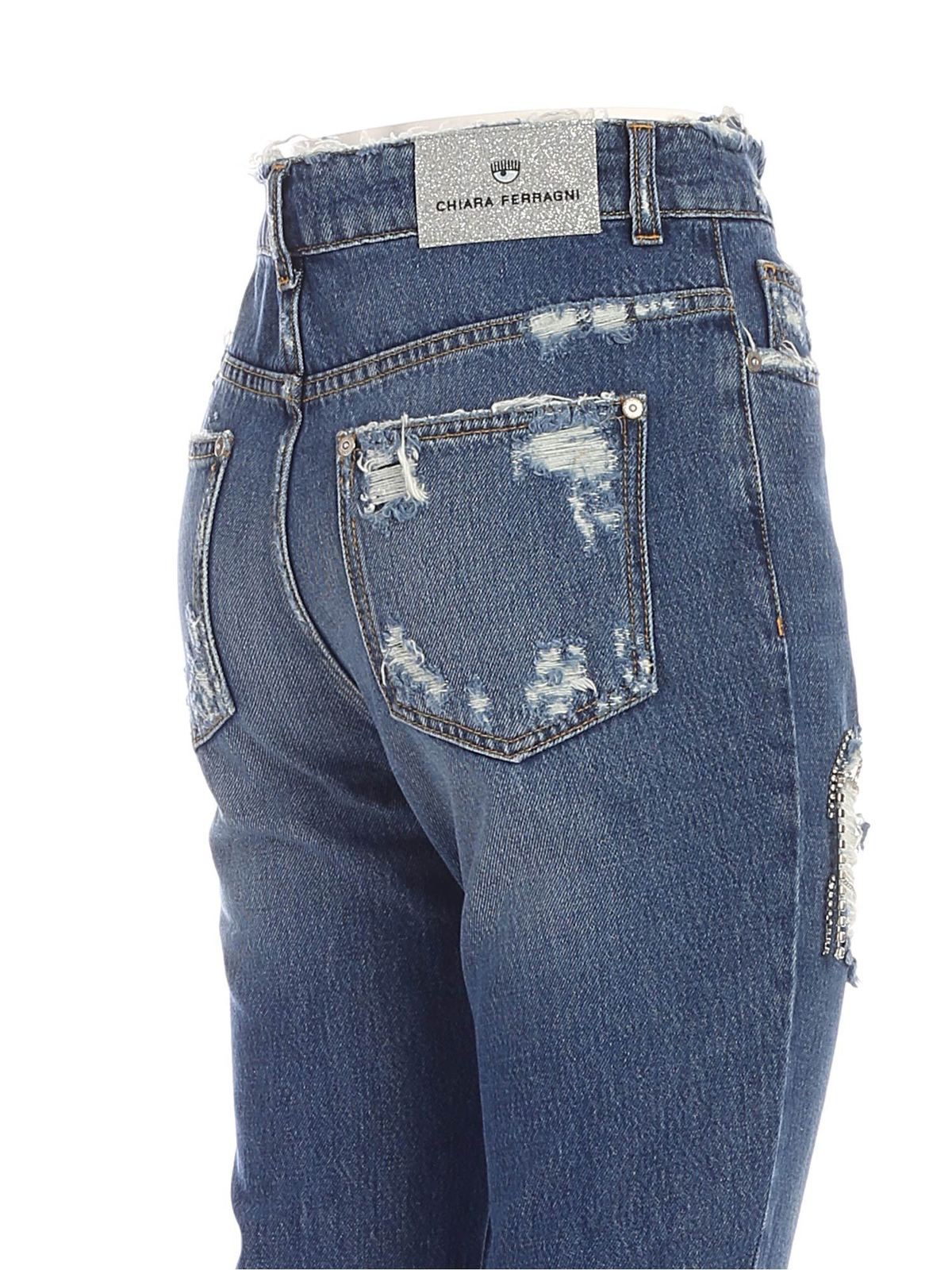 jeans with rhinestones