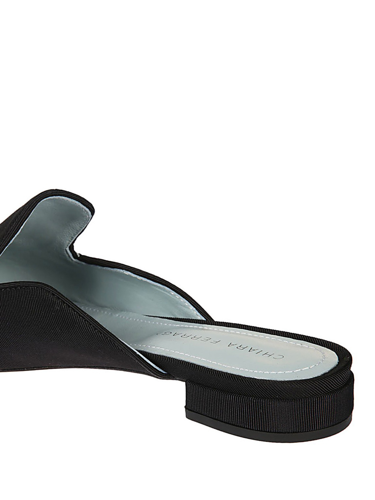 Mules shoes Chiara Ferragni - Kiss Me In My Suite black slippers -  CF1844BLACK