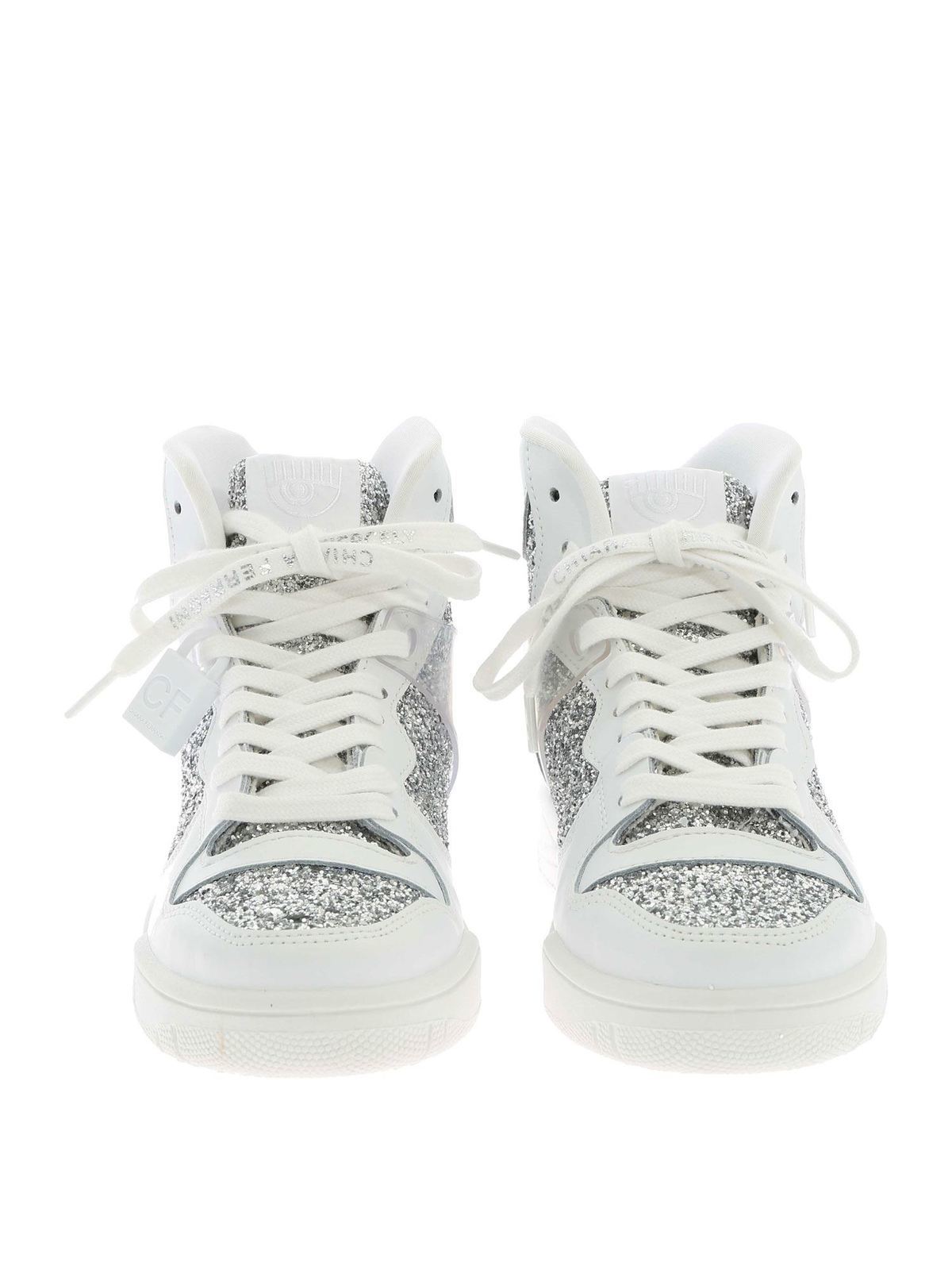 Womens Shoes Trainers High-top trainers Chiara Ferragni Trainers in White 