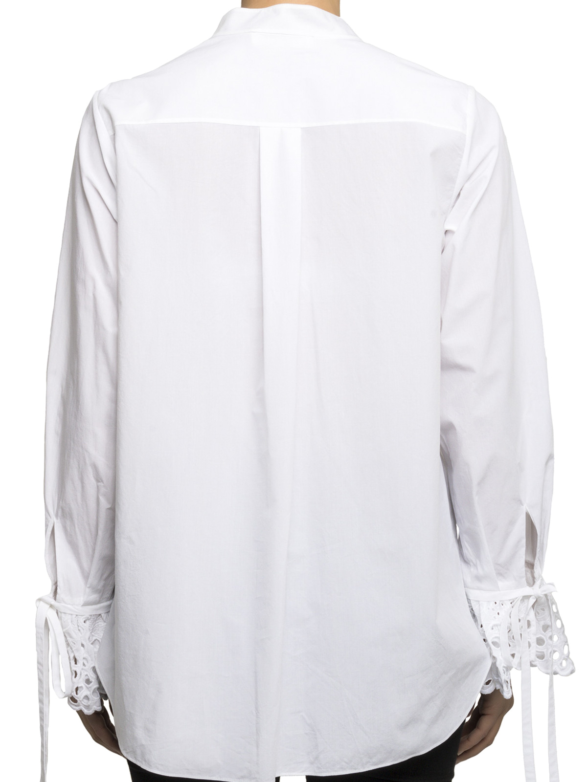Blouses Chloe' - Broderie anglaise cuffs blouse - 17SHT1017S041099